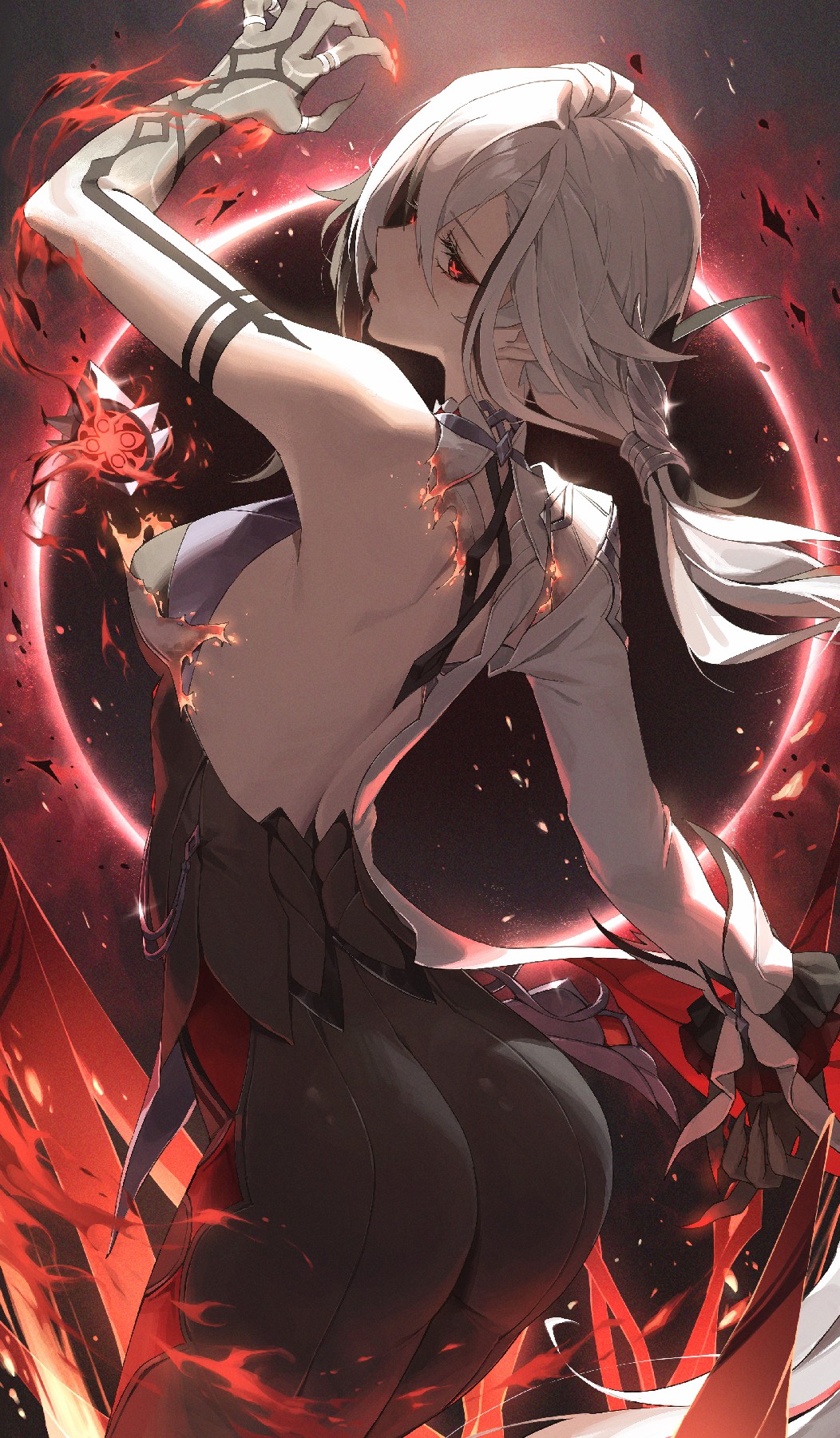 神秘酷炫的二次元战斗少女