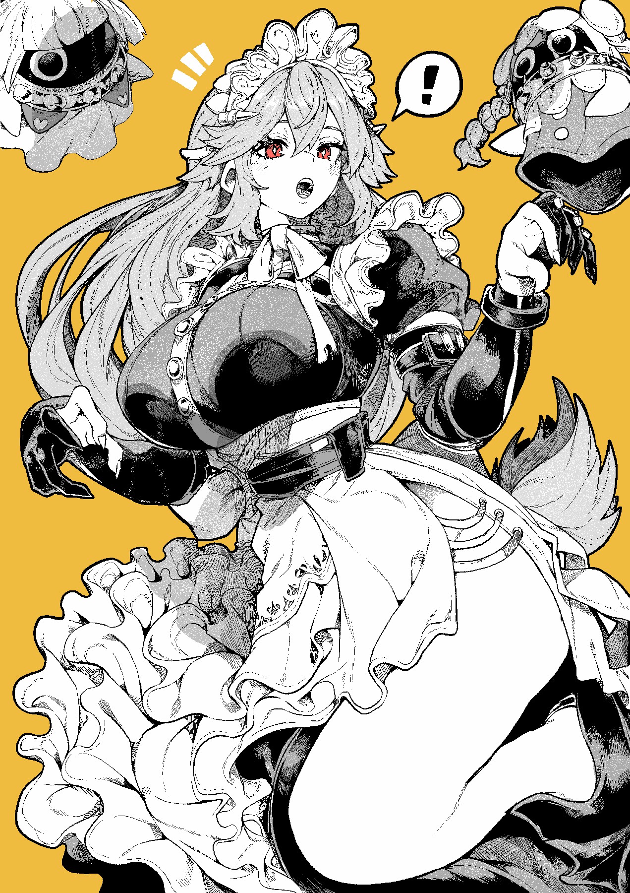 神秘女仆风动漫角色超吸睛