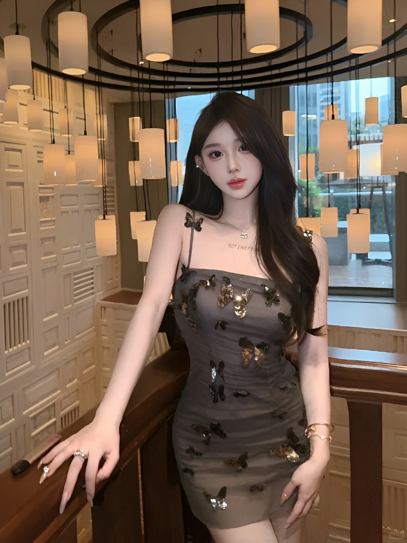 蝴蝶裙穿搭，美出新高度