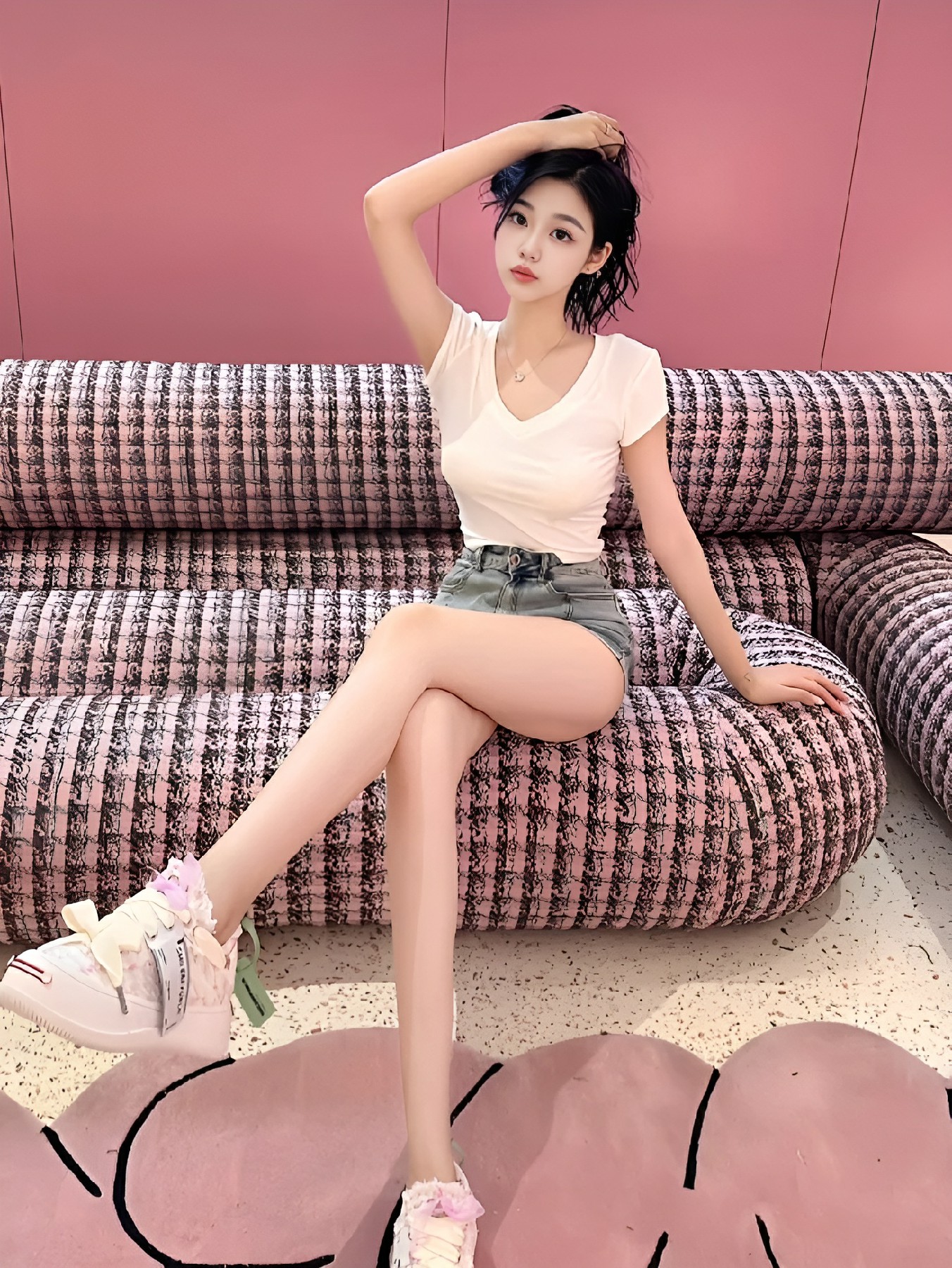 夏日甜酷女孩的休闲穿搭look