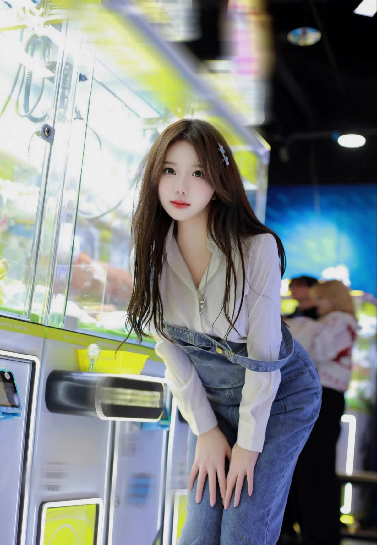 电玩城抓娃娃随拍 甜系少女氛围感拉满