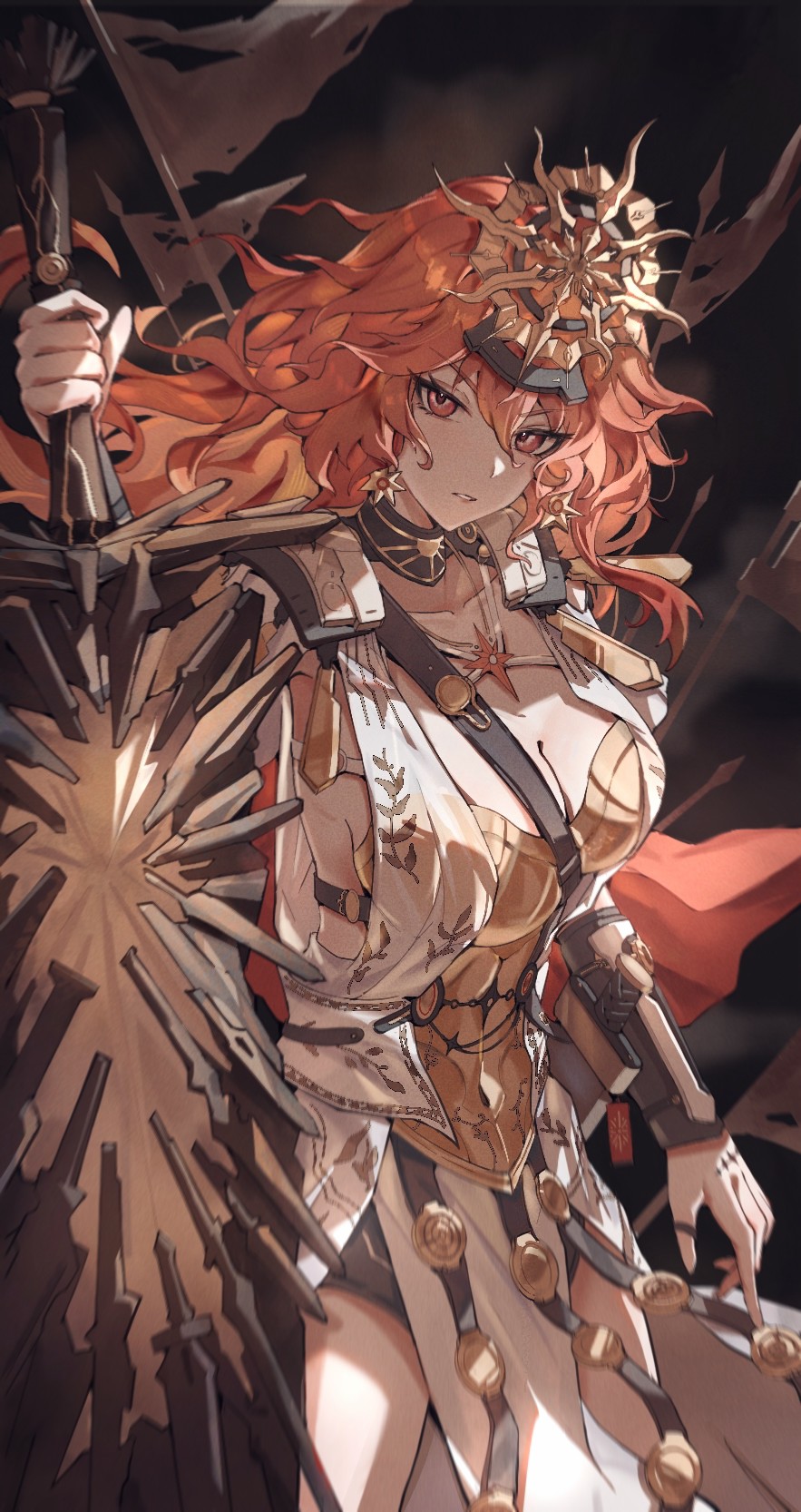 奇幻女战士的飒爽英姿