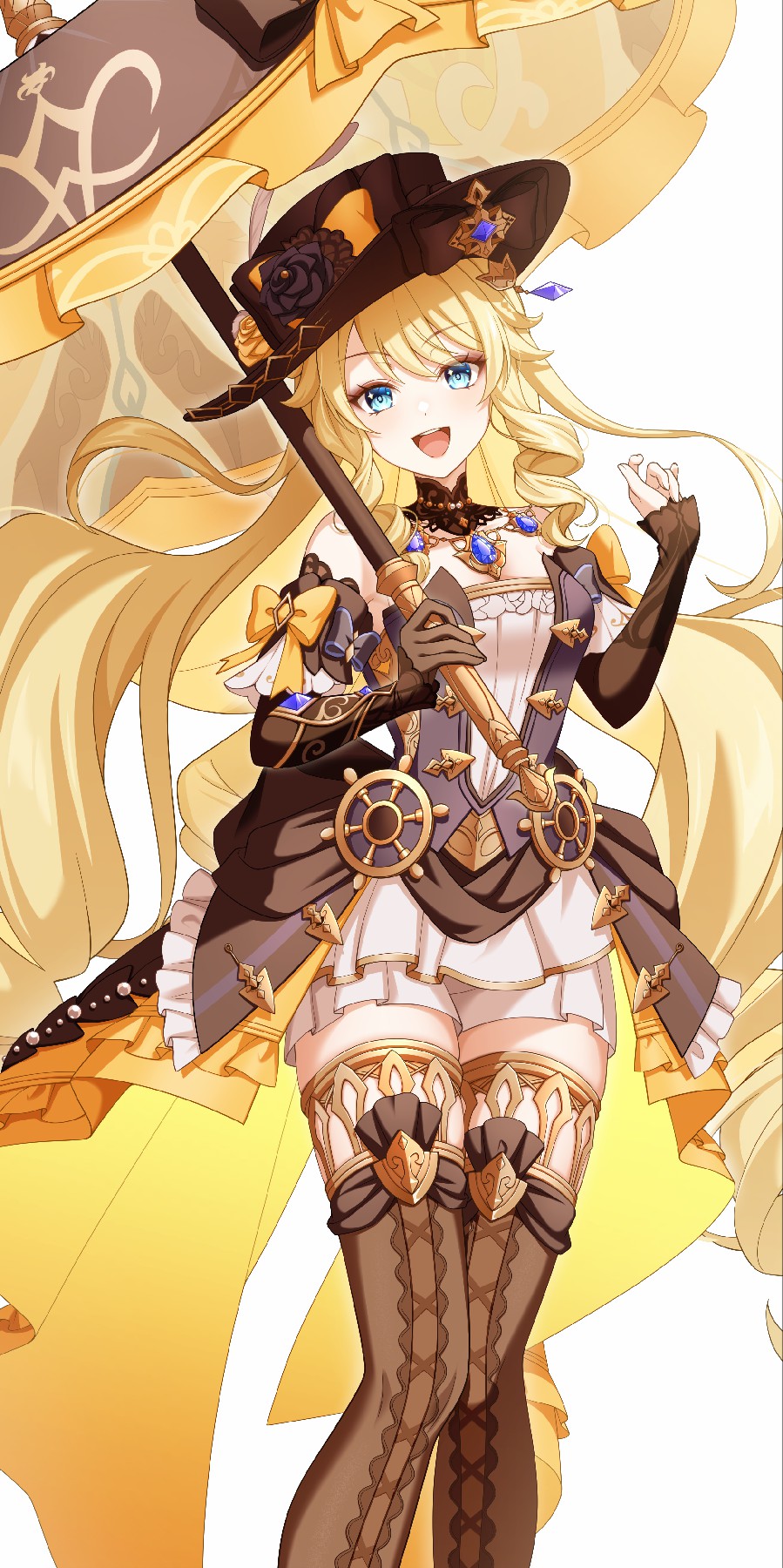 金发伞系少女，华丽造型超吸睛