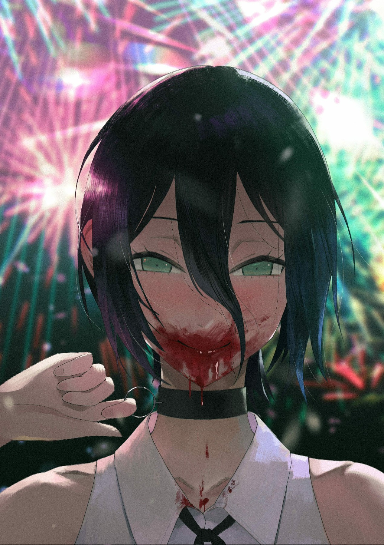 烟花漫天时 染血蕾塞的破碎瞬间太戳人