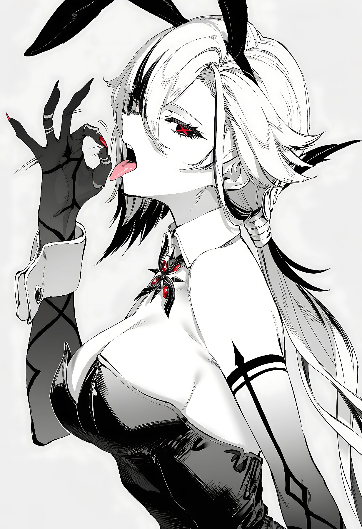 暗黑兔耳御姐｜红瞳邪魅感拉满