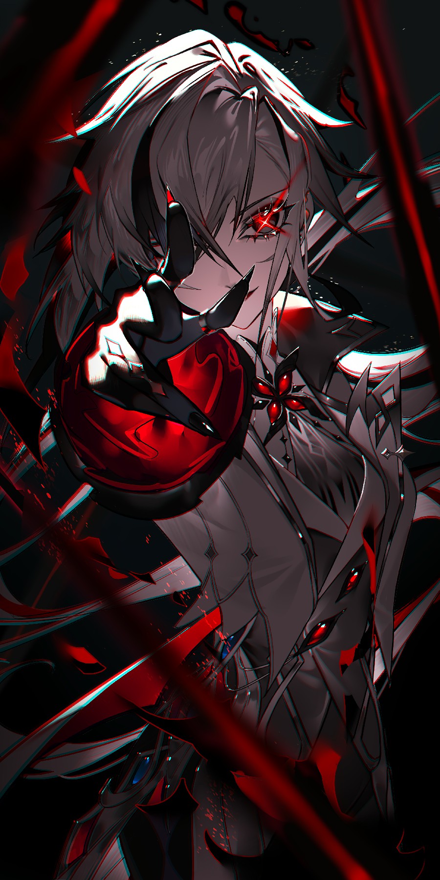 暗黑红瞳角色：致命美学与张力并存