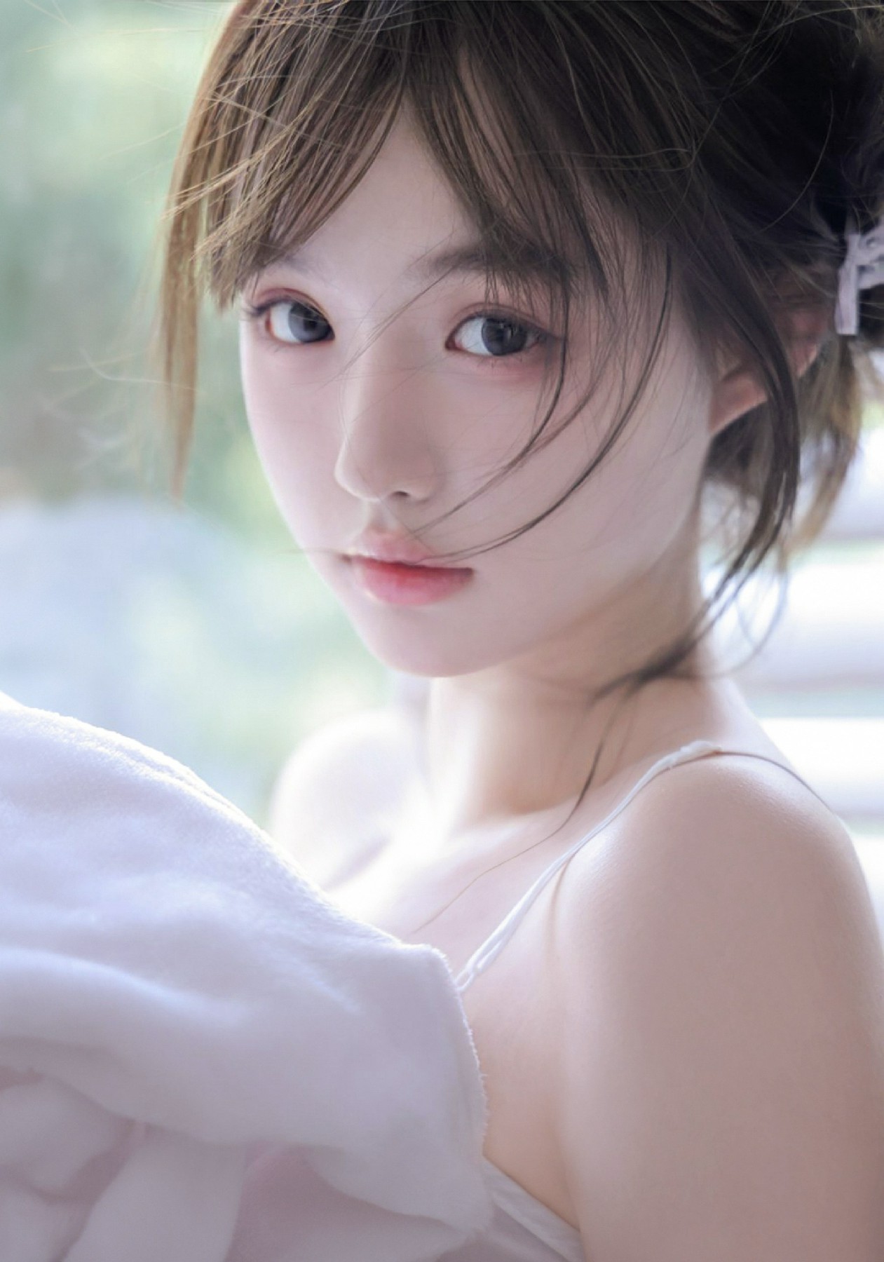 温柔系白吊带穿搭｜夏日清新氛围感