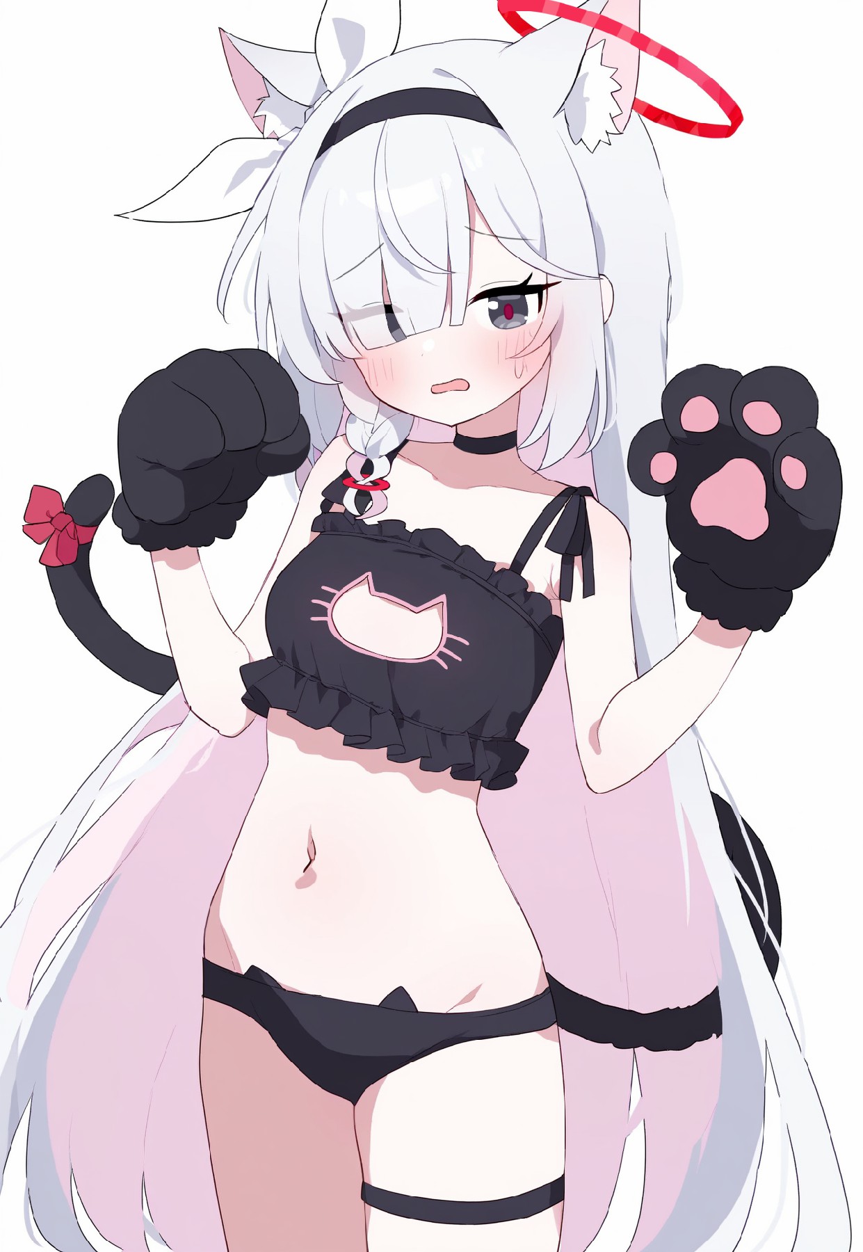 二次元猫耳少女可爱造型超吸睛