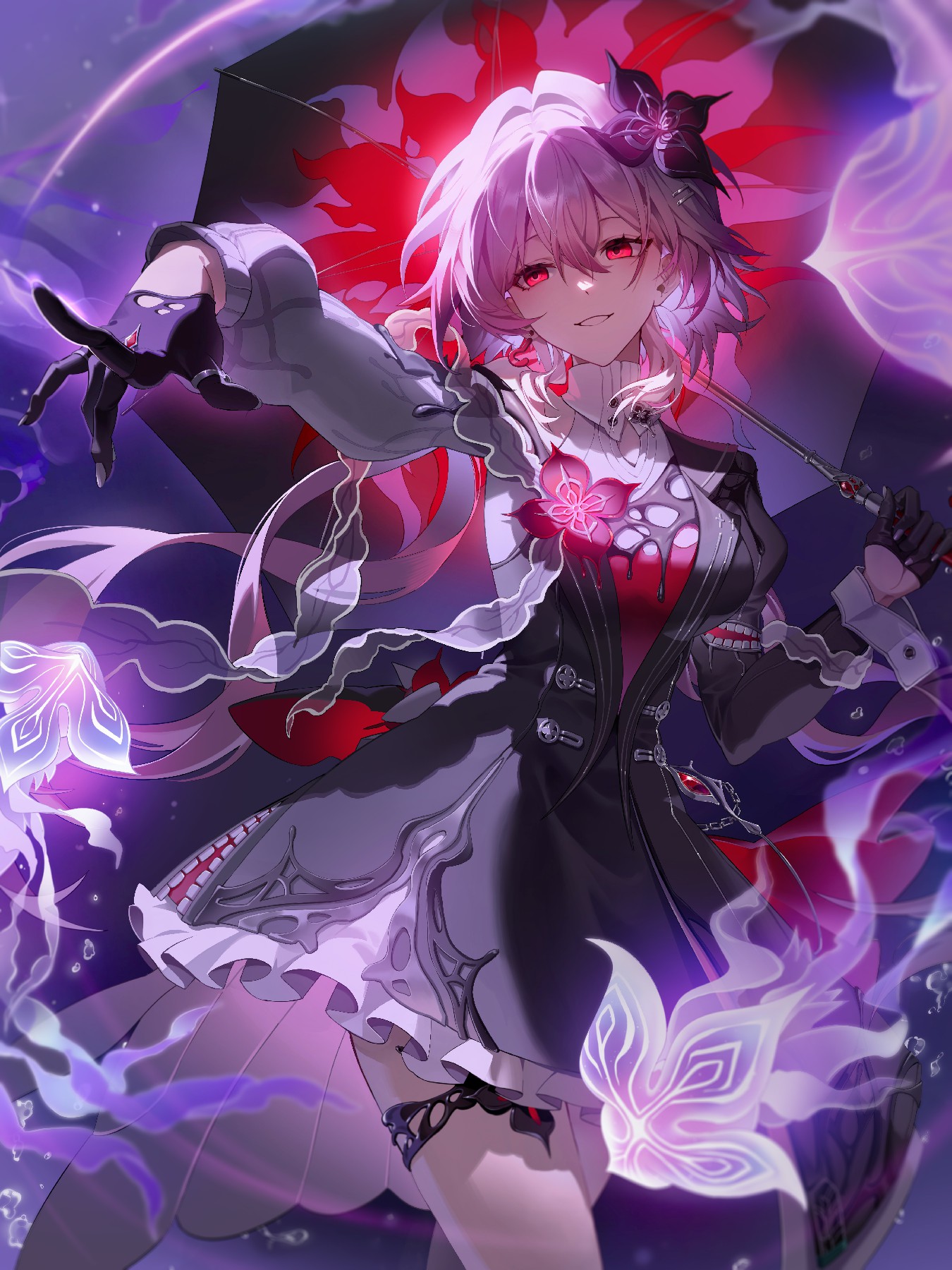 神秘优雅的二次元美少女登场