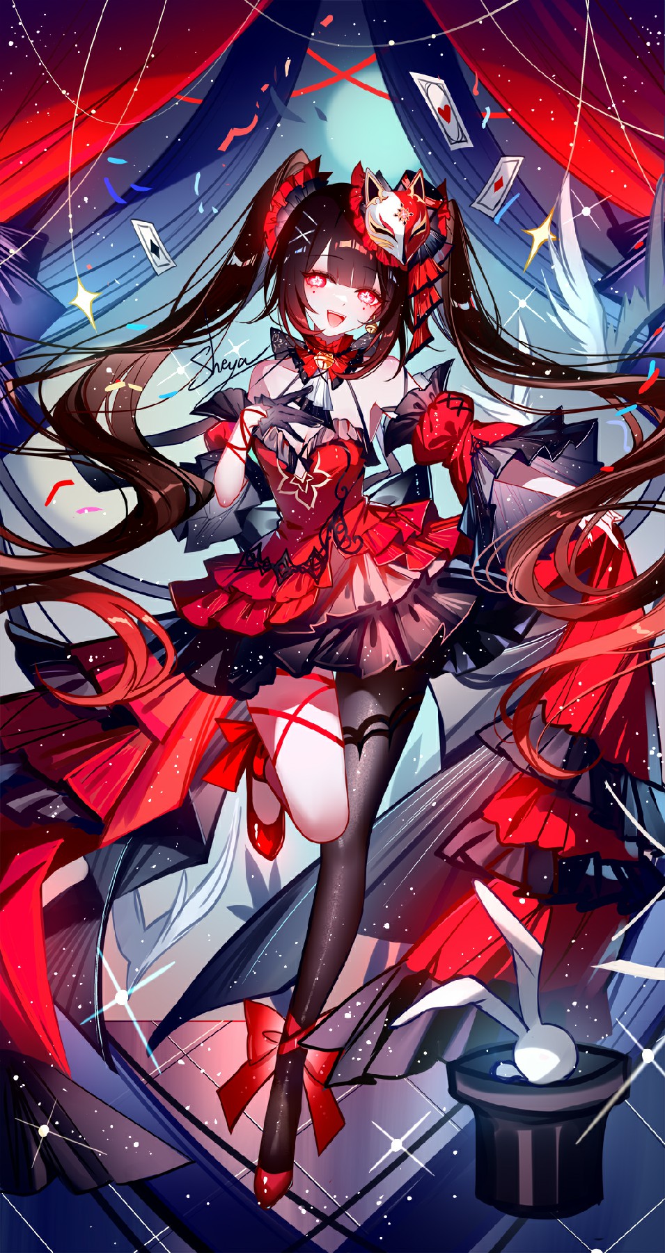 红黑洛丽塔魔法少女的华丽舞台