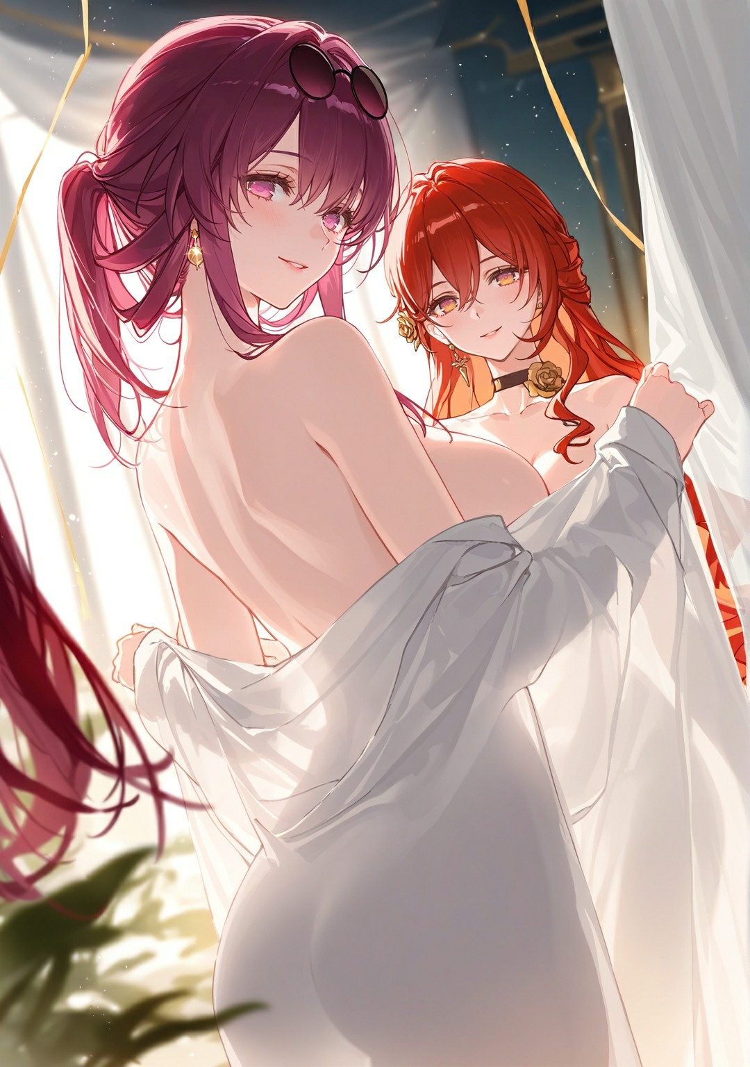 白纱双姝｜绮梦般的绝色同框