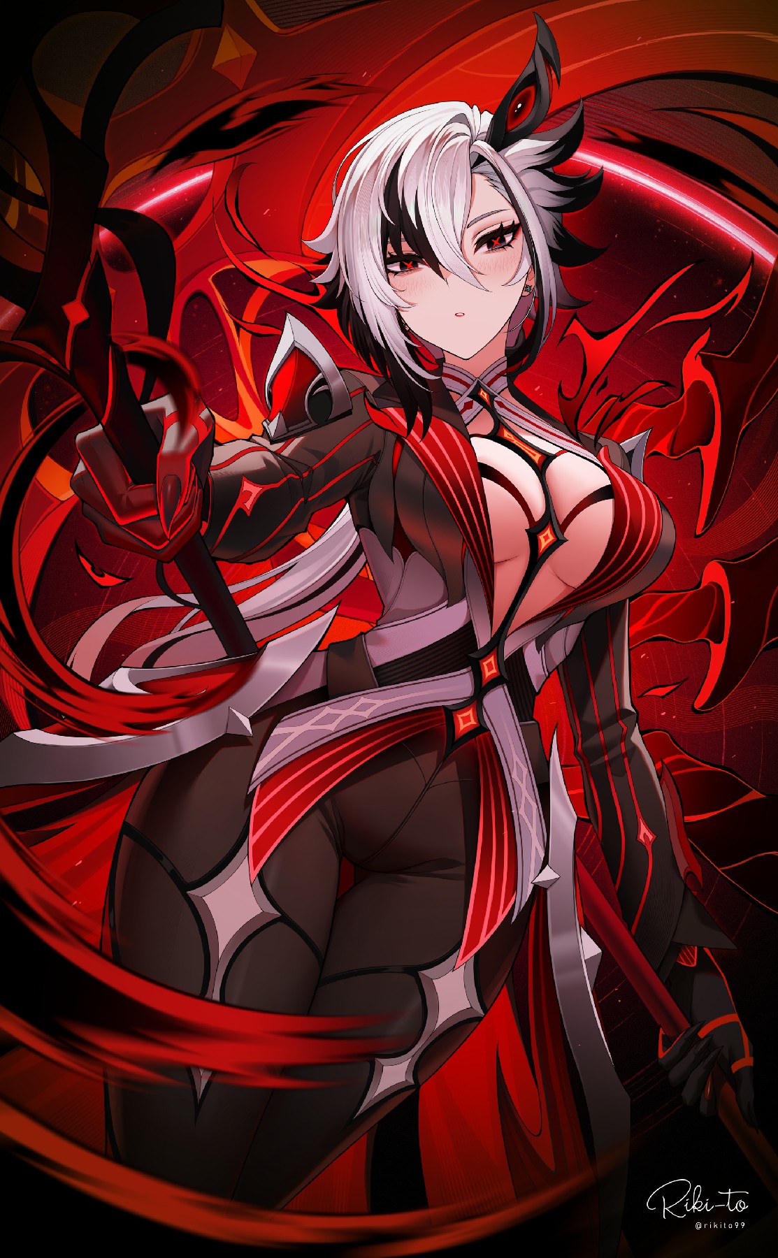 酷炫暗黑系动漫美少女登场