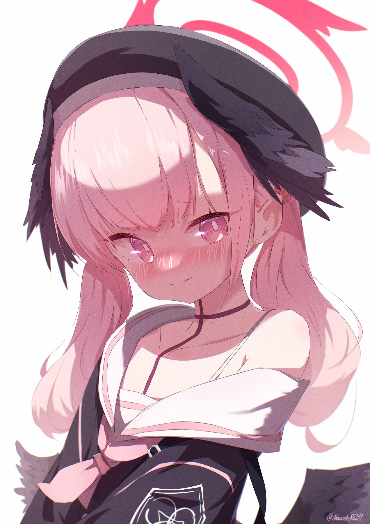 粉发萌妹的独特魅力瞬间