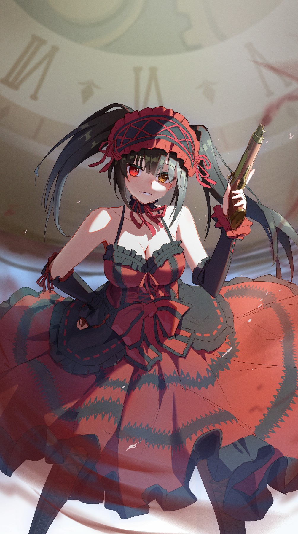 时崎狂三：红黑洛丽塔与枪火时钟