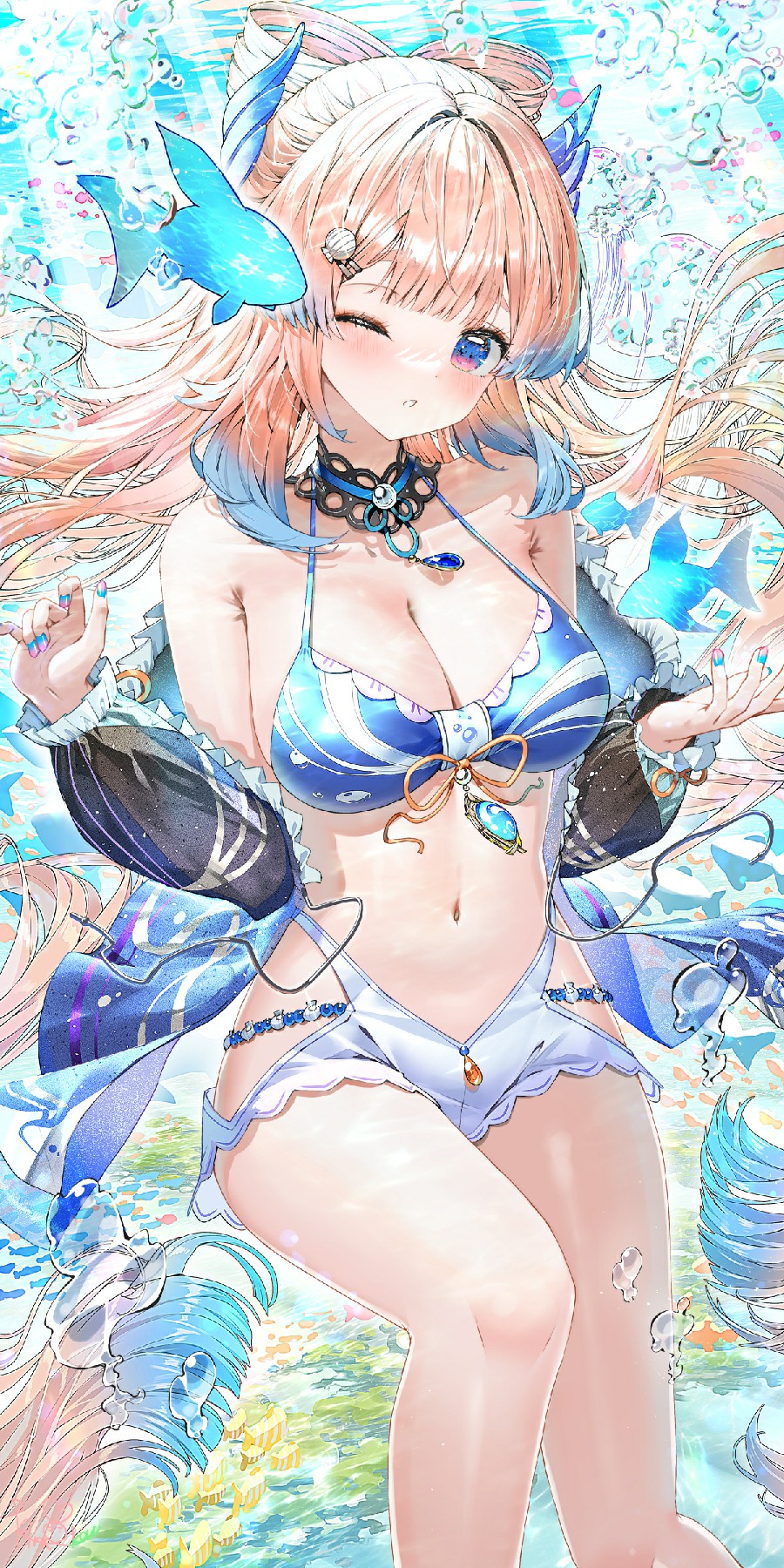 梦幻海之少女的清凉泳装秀