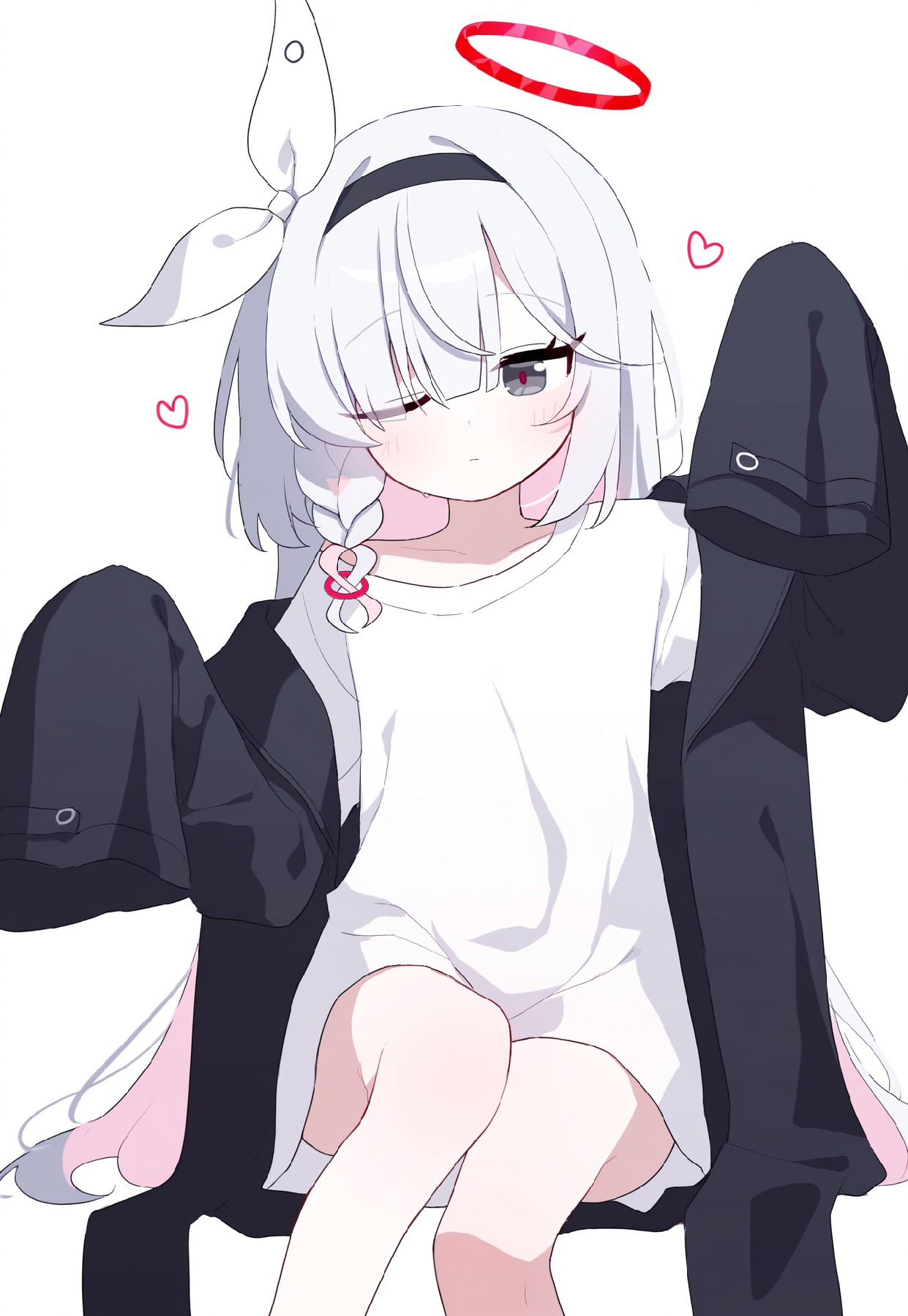 白发天使的甜酷穿搭日常