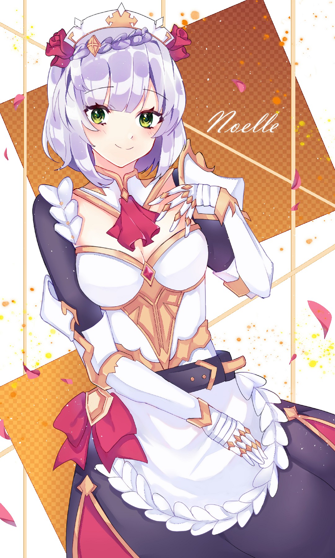 Noelle女仆铠甲造型：甜飒少女的华丽