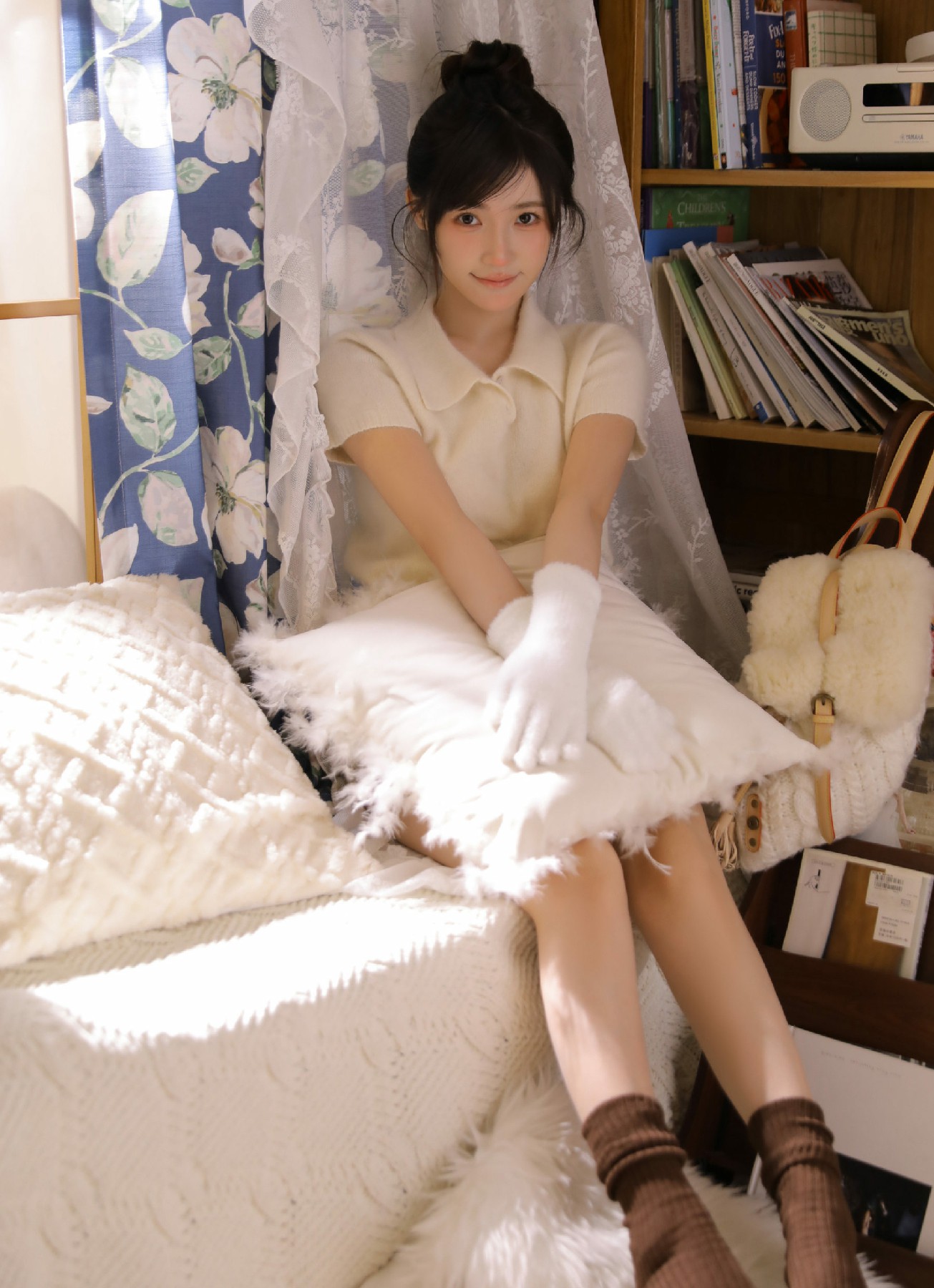 暖光居家感写真 软甜温柔风太戳人心巴