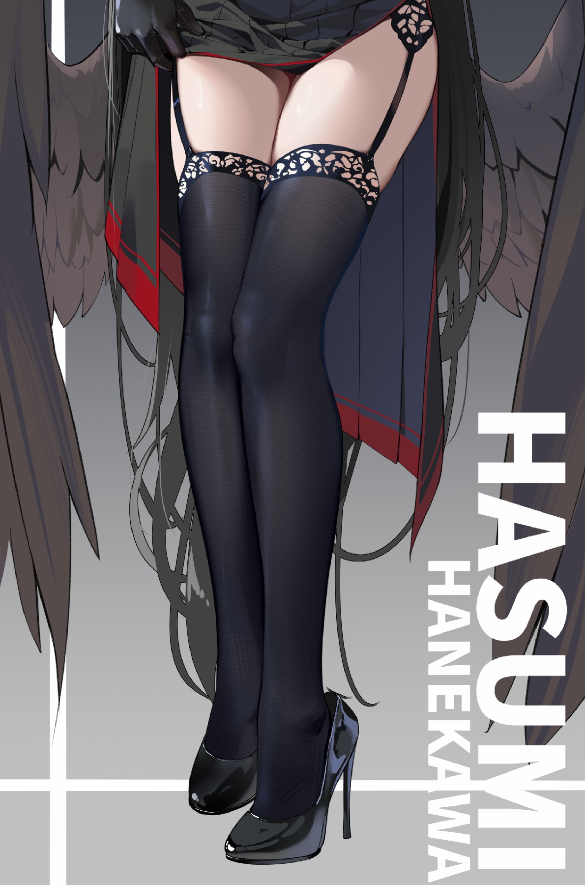 黑丝高跟美腿动漫角色魅力展现