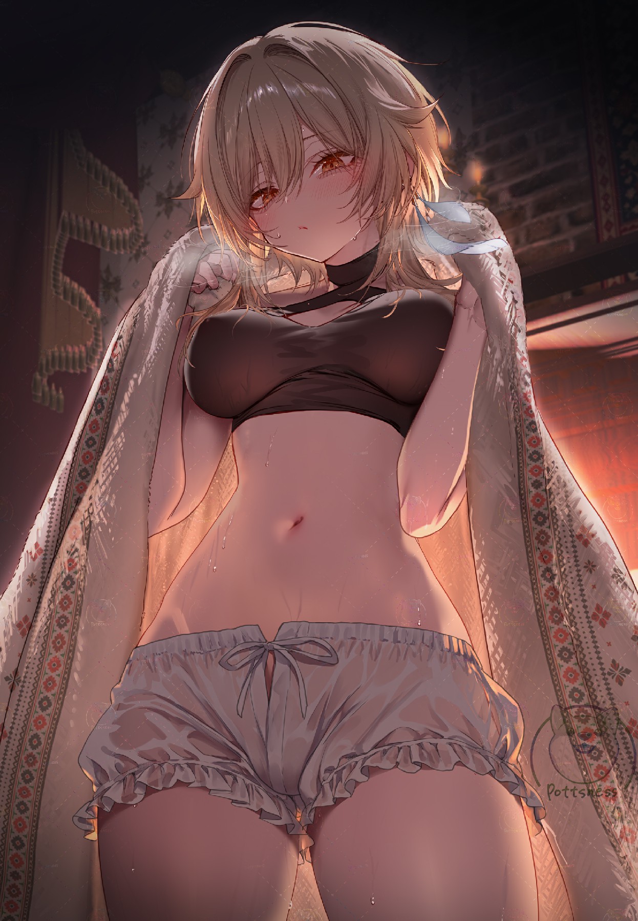 梦幻氛围感的动漫少女形象