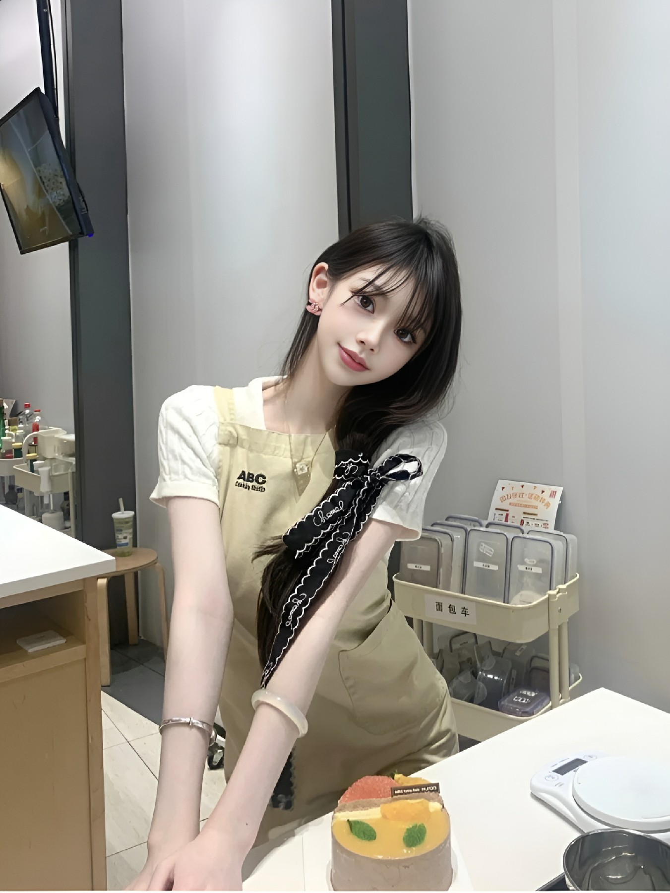 面包店打工妹的治愈系日常穿搭ootd