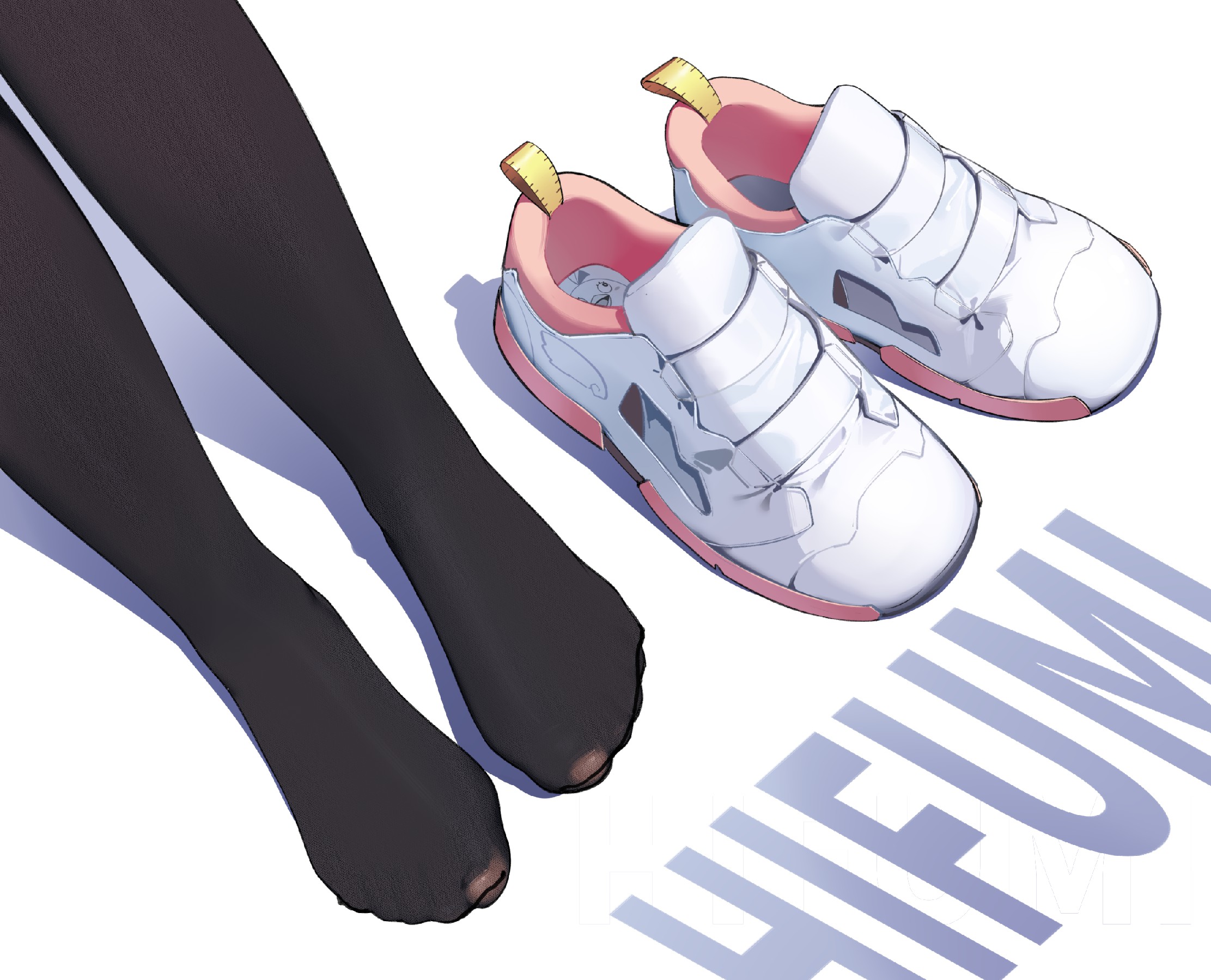 黑丝美腿与超酷运动鞋的搭配