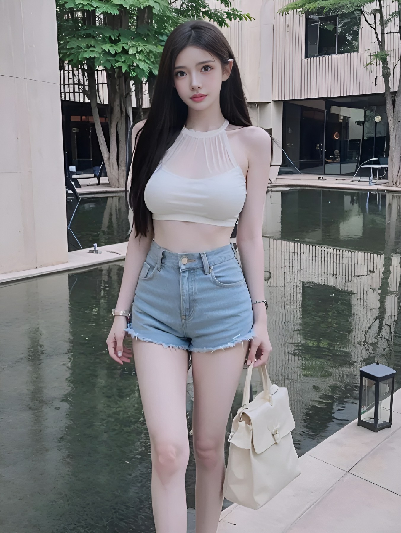 夏日清凉辣妹穿搭分享