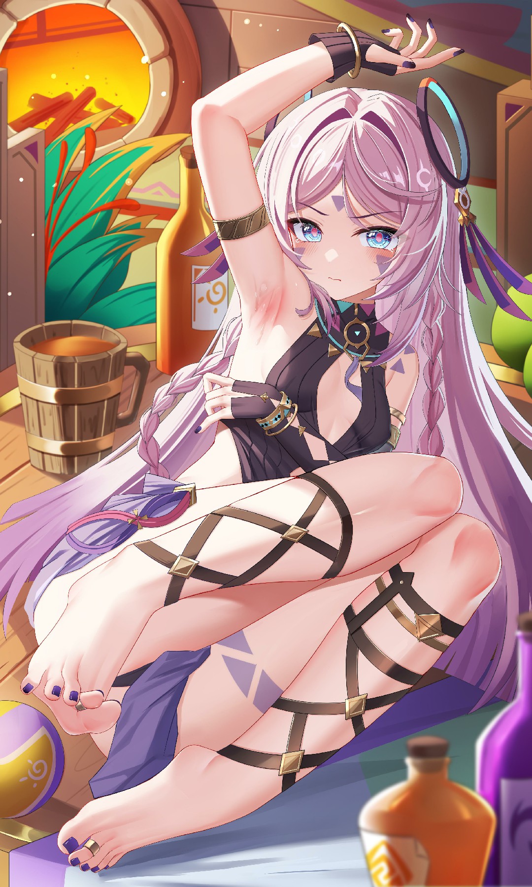 茜特菈莉慵懒驻留 纳塔少女尽显别样魅力