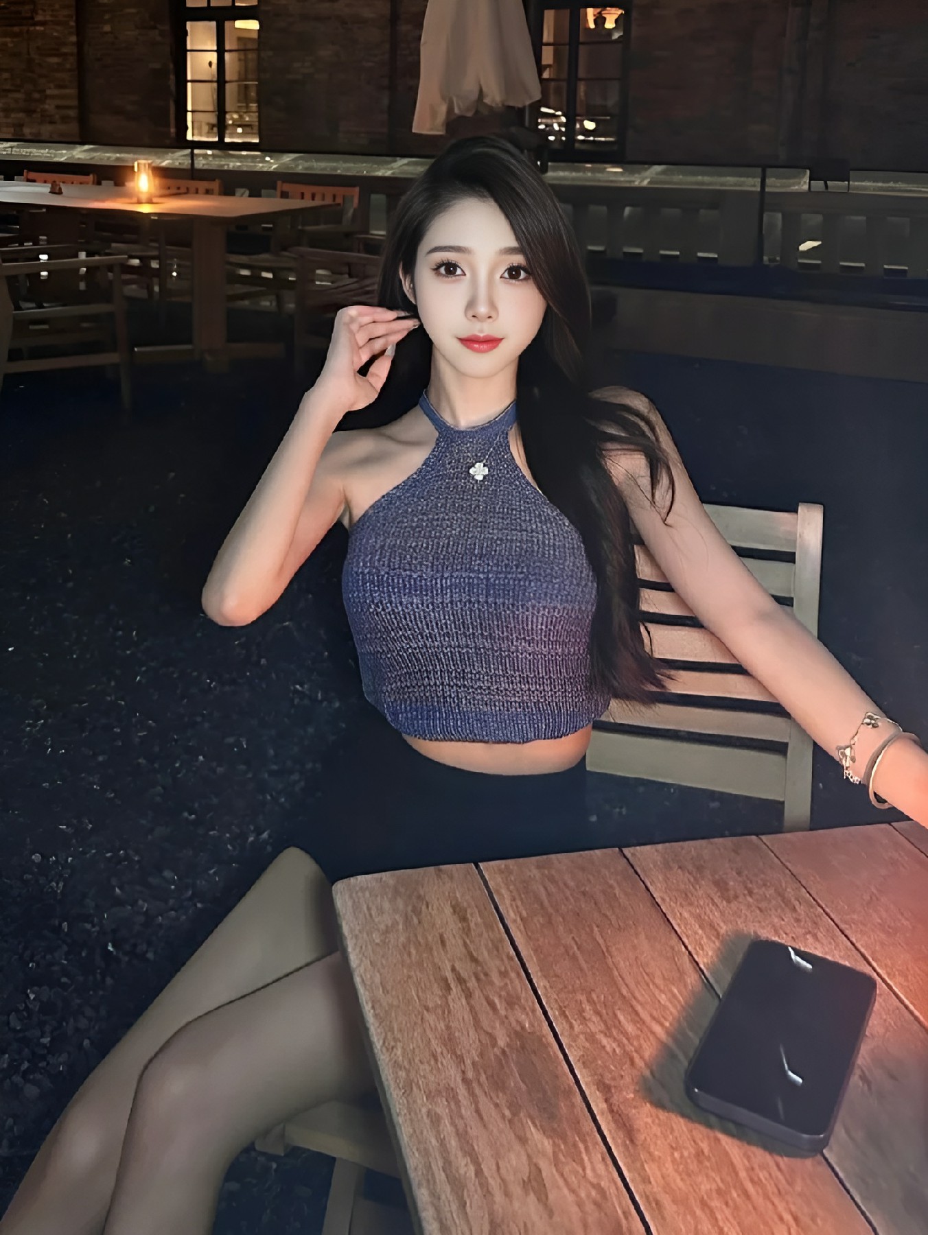 夜晚氛围感穿搭的魅力瞬间