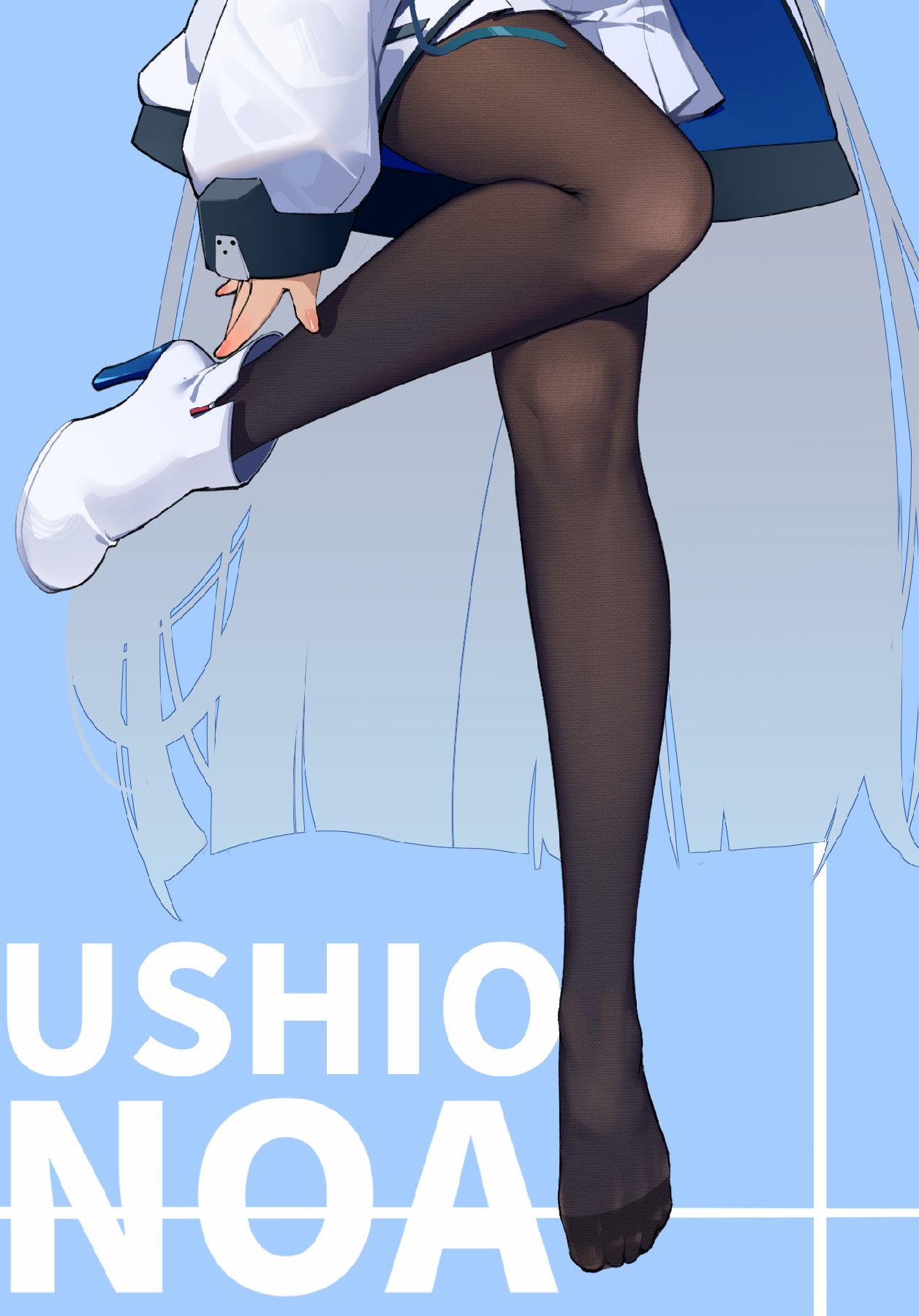 USHIO NOA黑丝美腿二次元穿搭展示