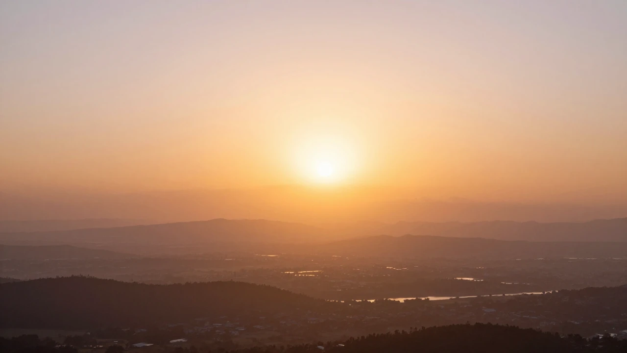 黄昏光线拍照有多绝