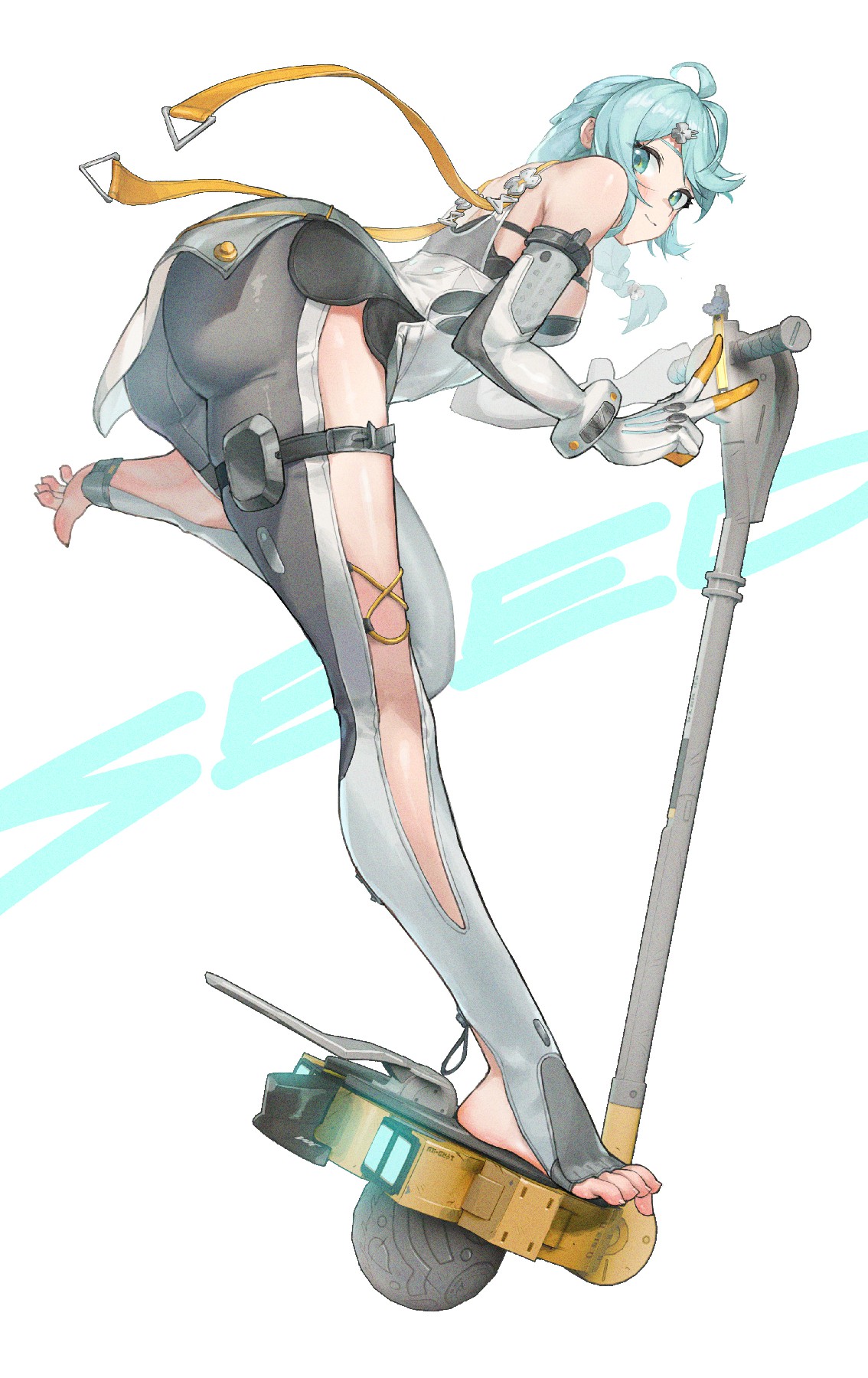 未来感酷飒少女机甲风形象