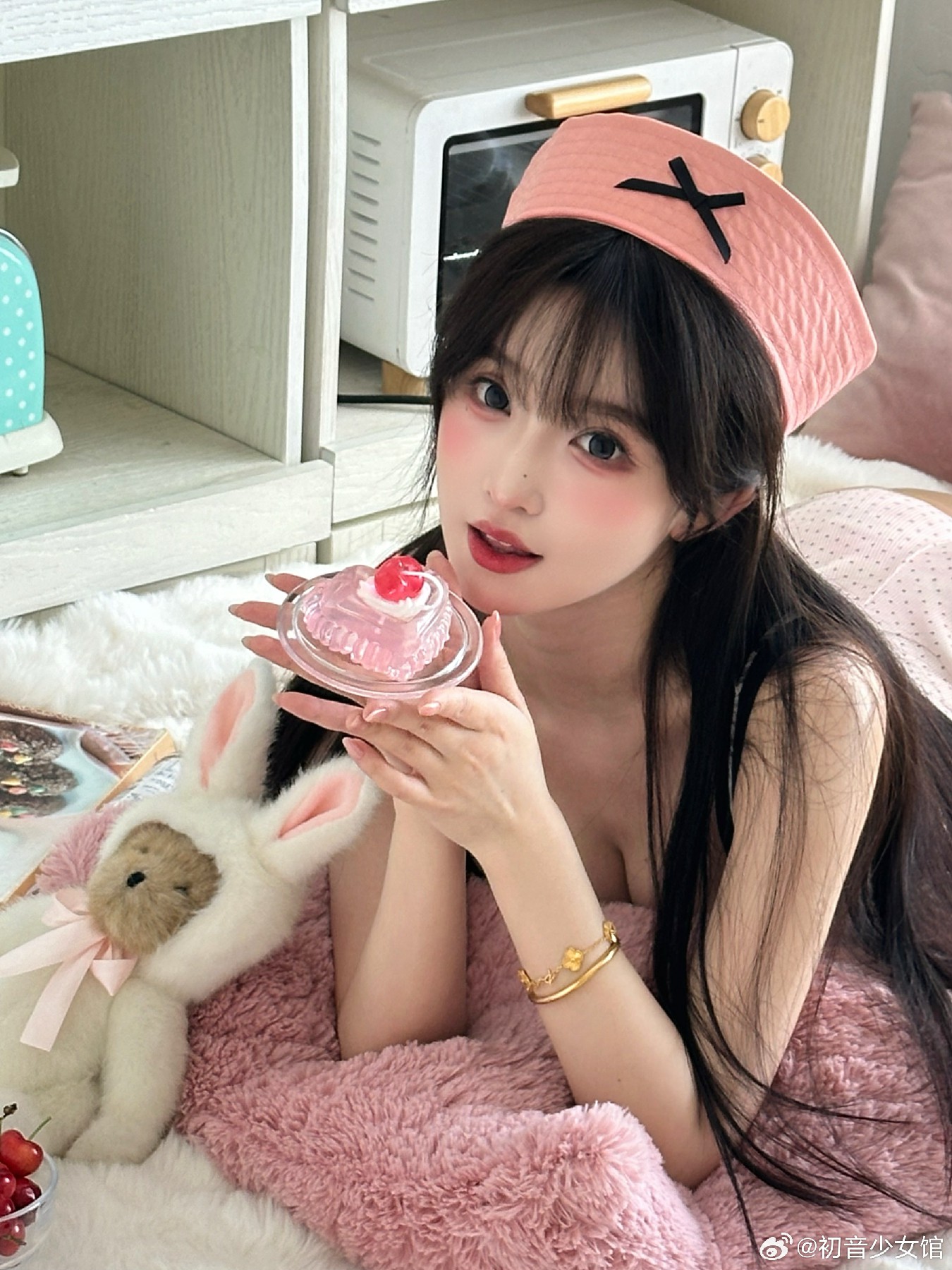 粉系甜妹的治愈日常 软乎乎好戳少女心