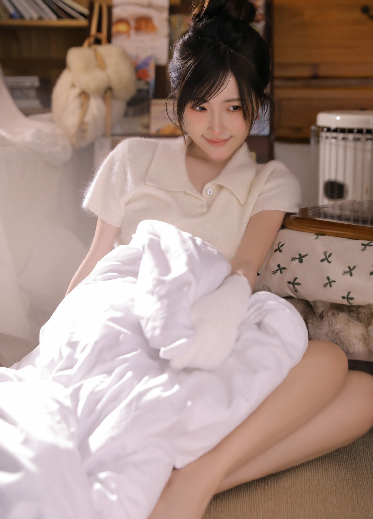 温柔系少女的舒适居家瞬间