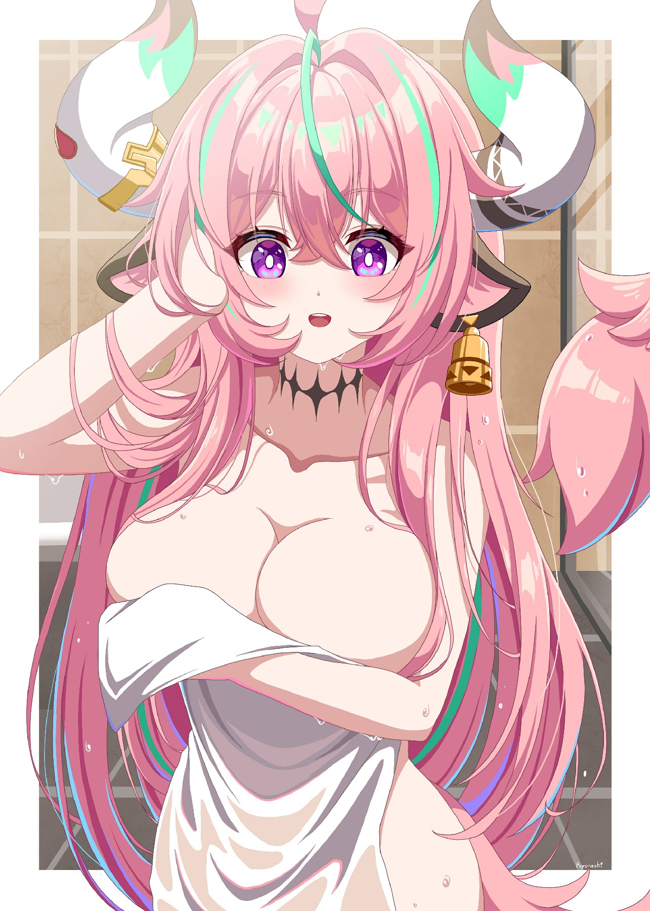 梦幻粉色系动漫美少女形象