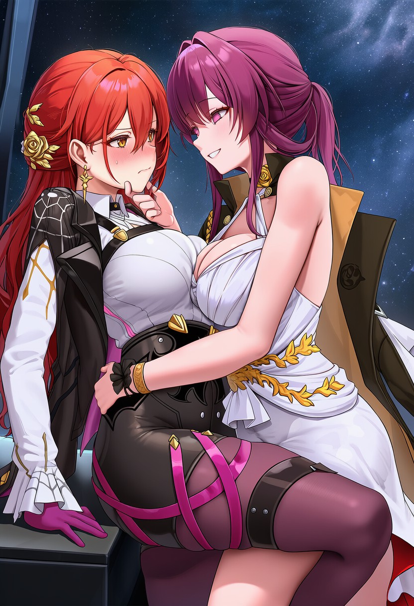 星际双子美少女同框｜颜值与互动拉满