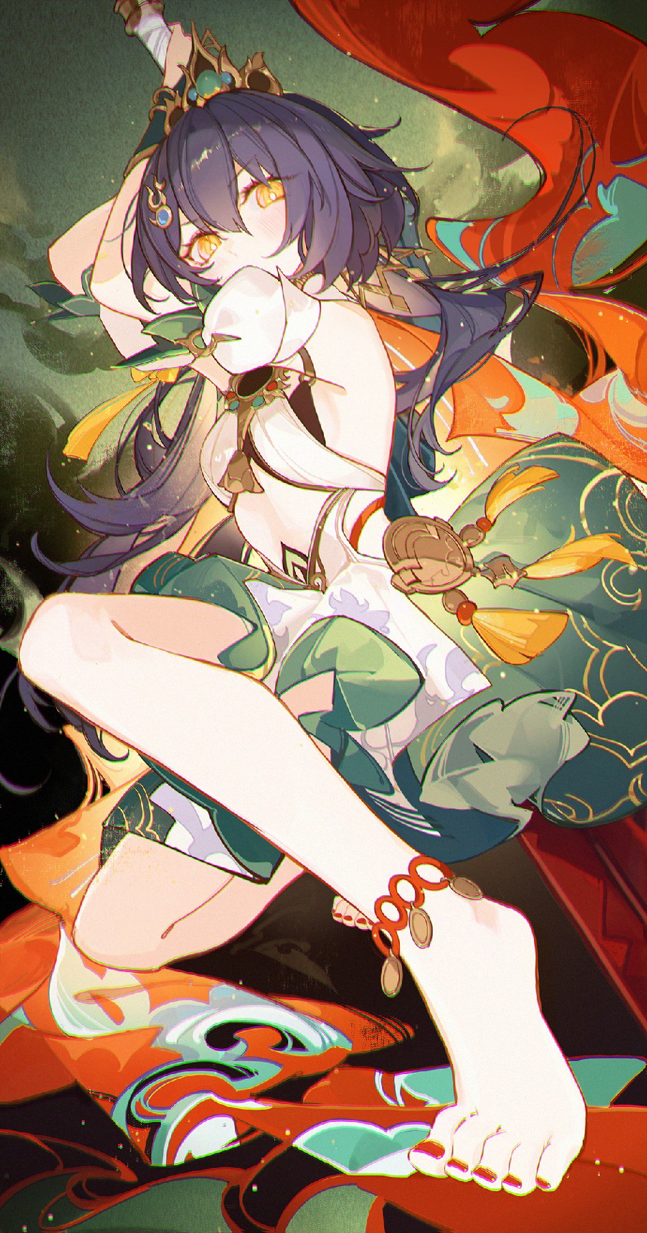 奇幻风格的灵动二次元少女