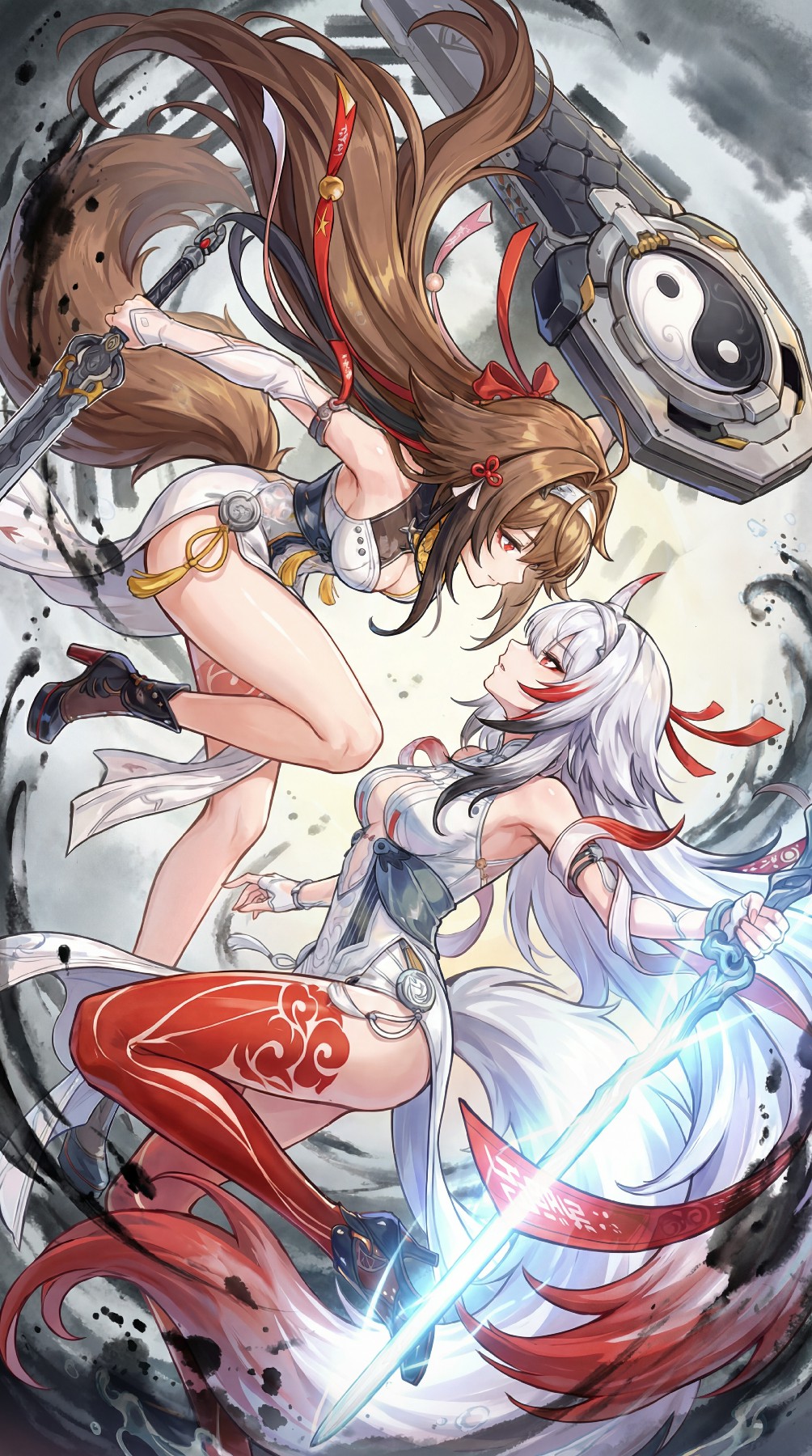 国风二次元双美少女，水墨特效燃到爆！