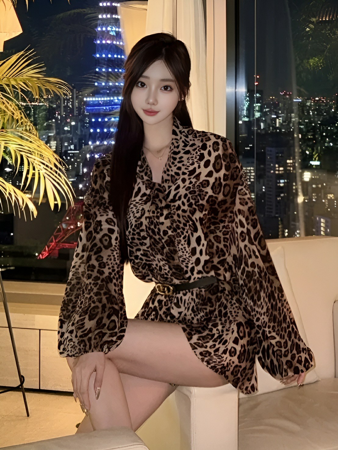 豹纹穿搭，都市时髦氛围感拉满