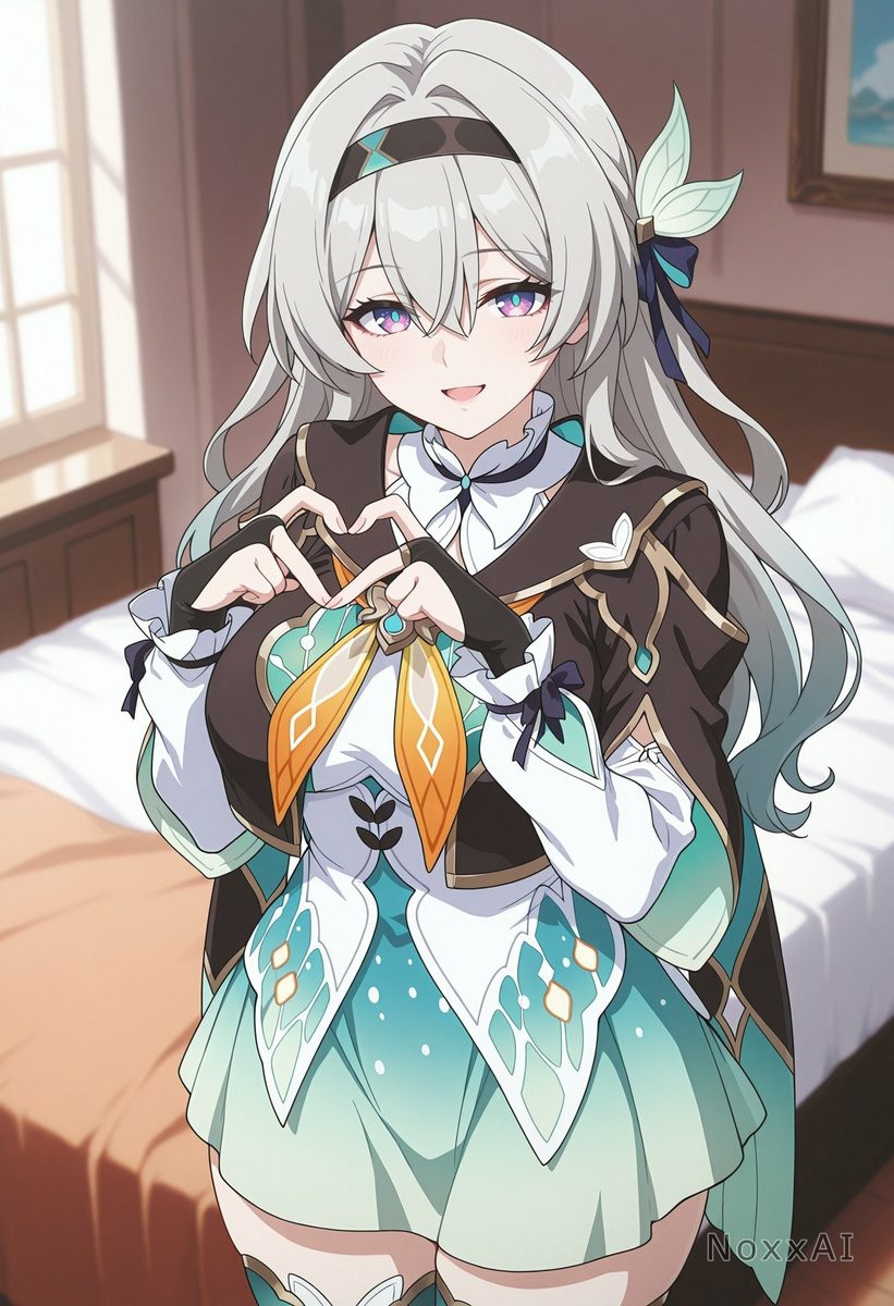 二次元少女爱心比心,元气穿搭超吸睛