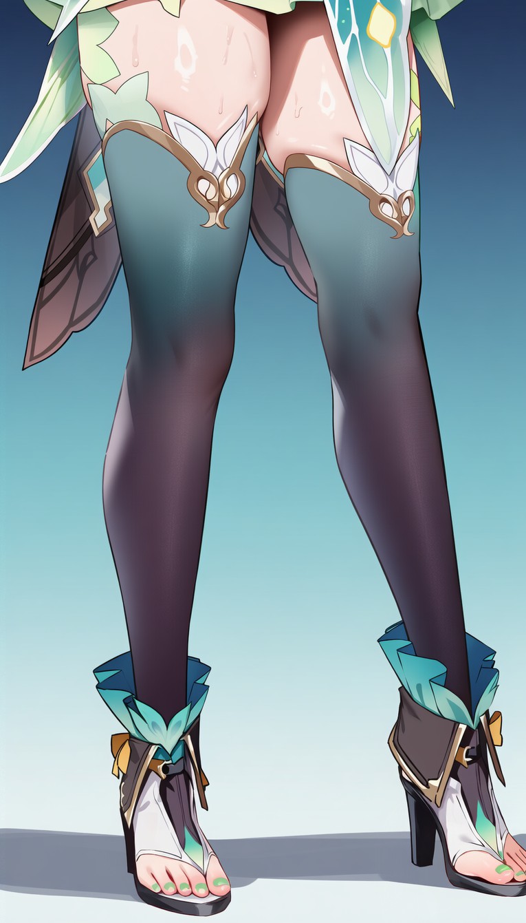 原神角色精致腿部服饰细节大赏