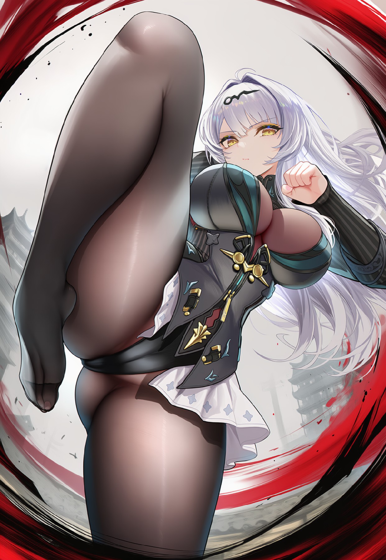 银发飒爽动漫少女!造型独特超吸睛