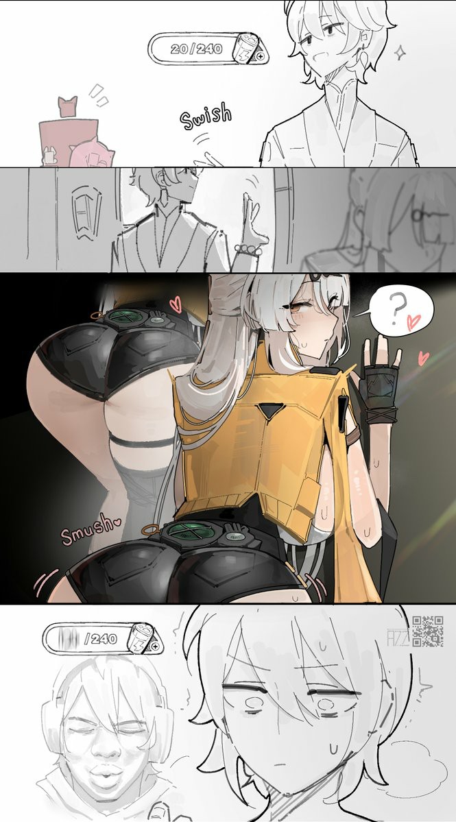 意外Smush！银长发御姐身材杀疯了