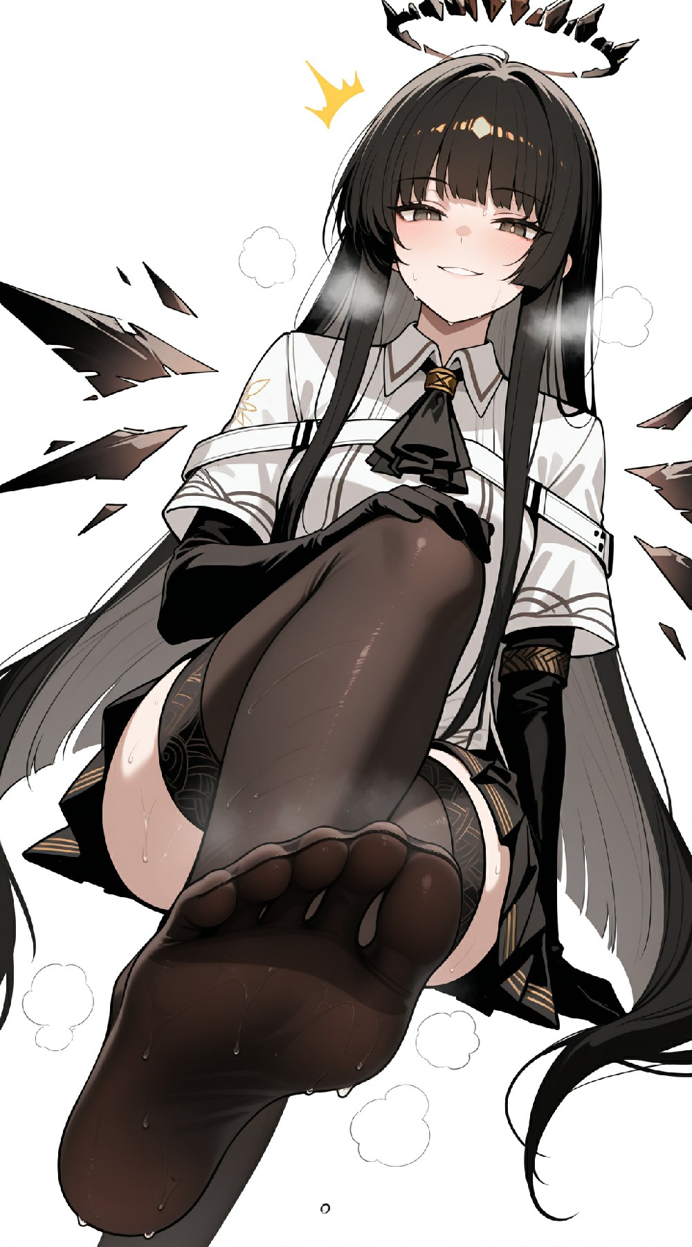 黑丝御姐制服脚控暴击