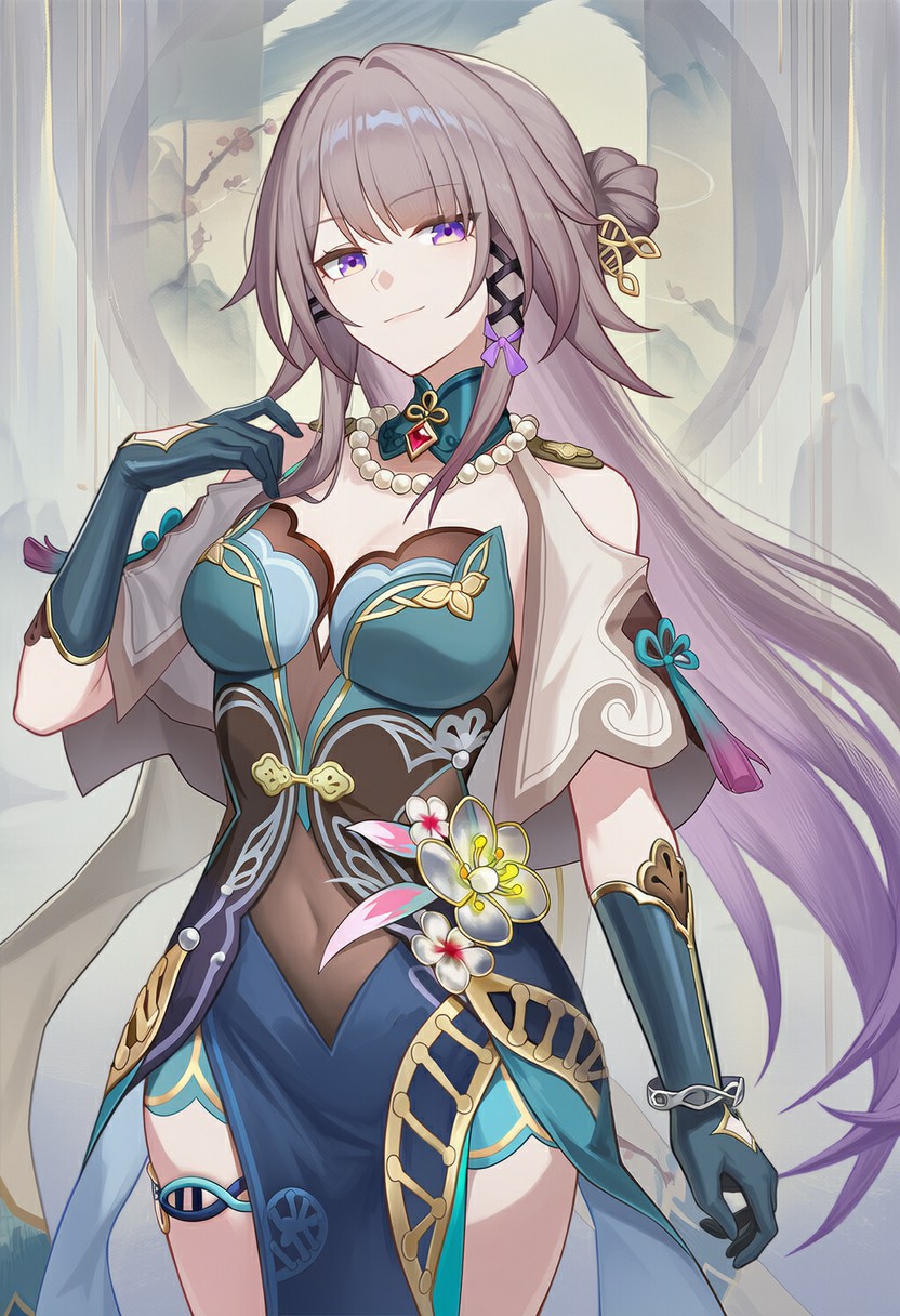 古风绮丽角色,精致服饰尽显优雅