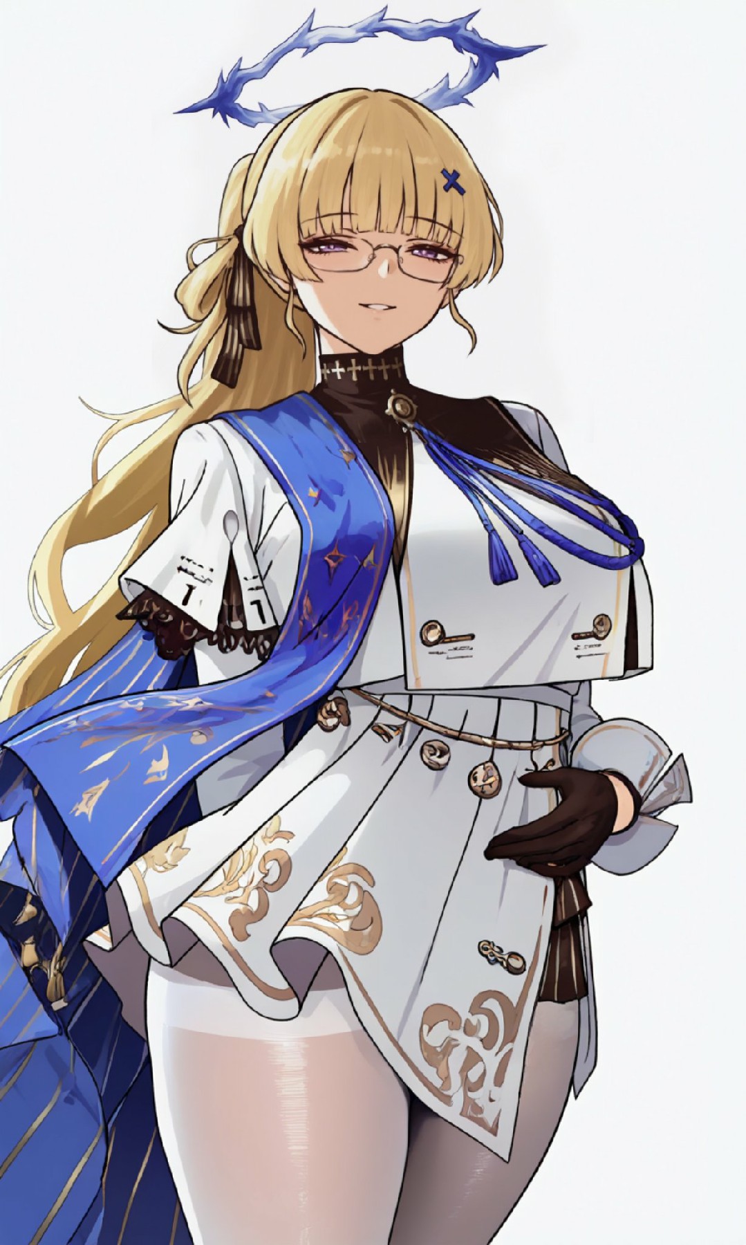 圣洁优雅的二次元神职风少女