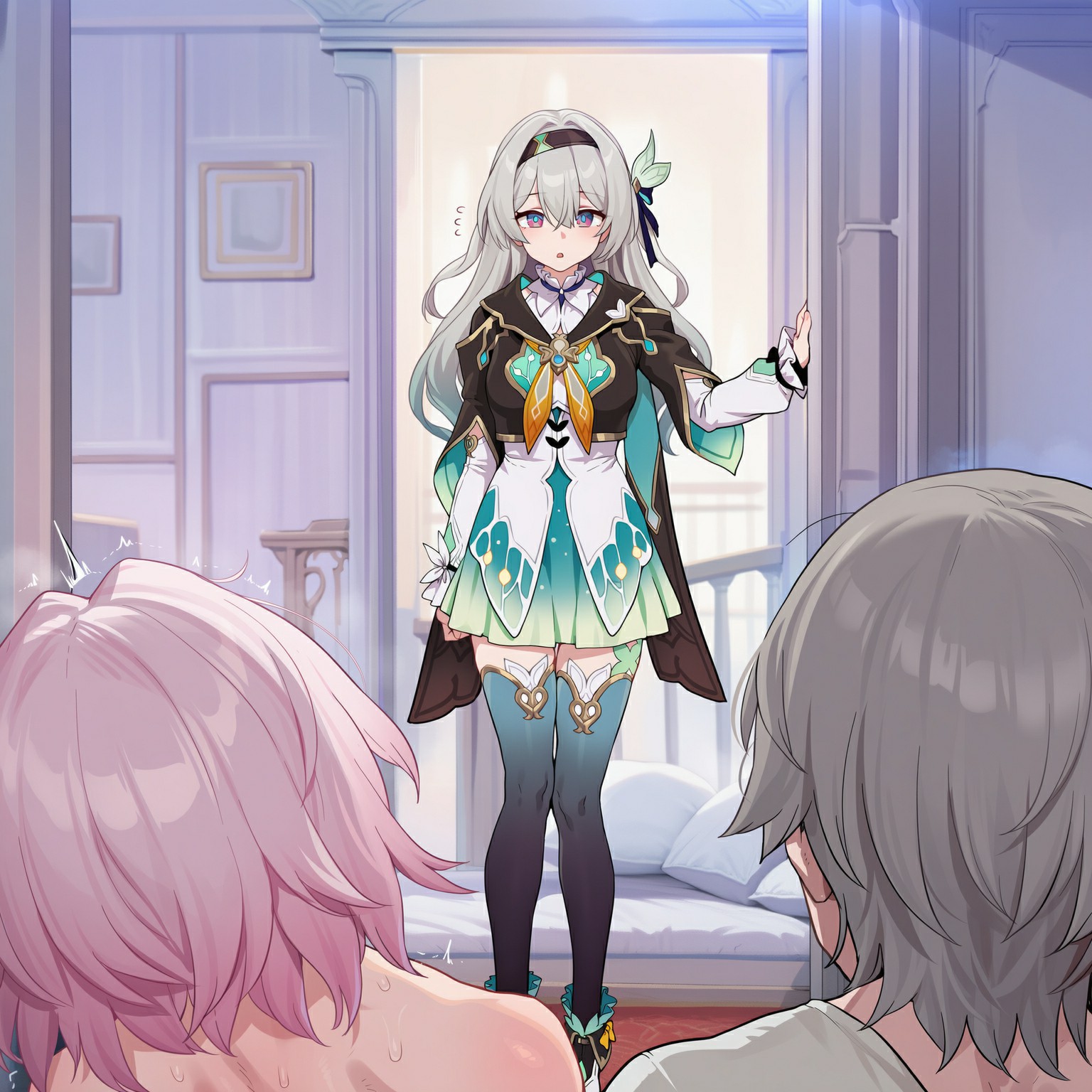 流萤突袭抓包，三月七与开拓者瞬间社死