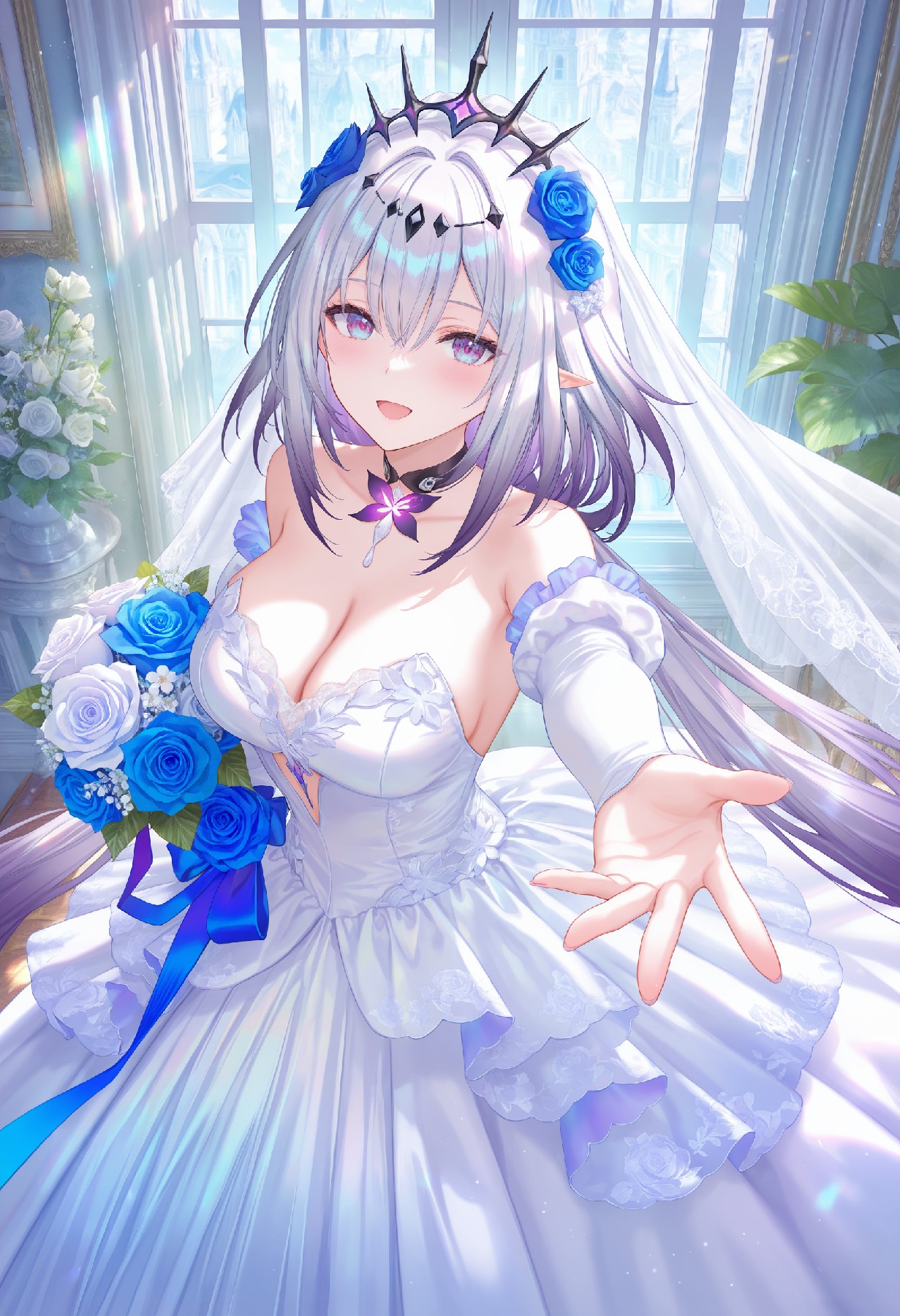 梦幻婚纱精灵少女的浪漫邀约