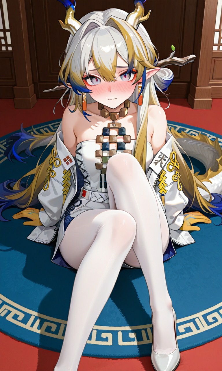 龙角精灵少女，国风赛博风造型