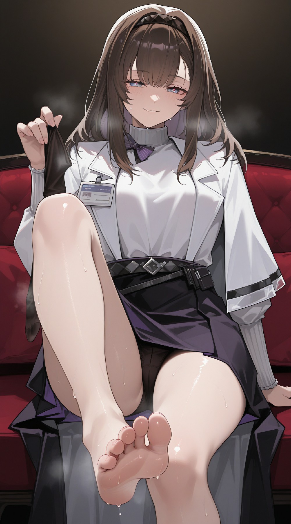 职场姐姐的脚控暴击｜制服氛围感拉满